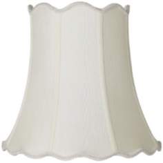 Imperial Creme Scallop Bell Lamp Shade 10x16x15 (Spider) Imperial Creme Scallop Bell Lamp Shade 10x16x15 (Spider)