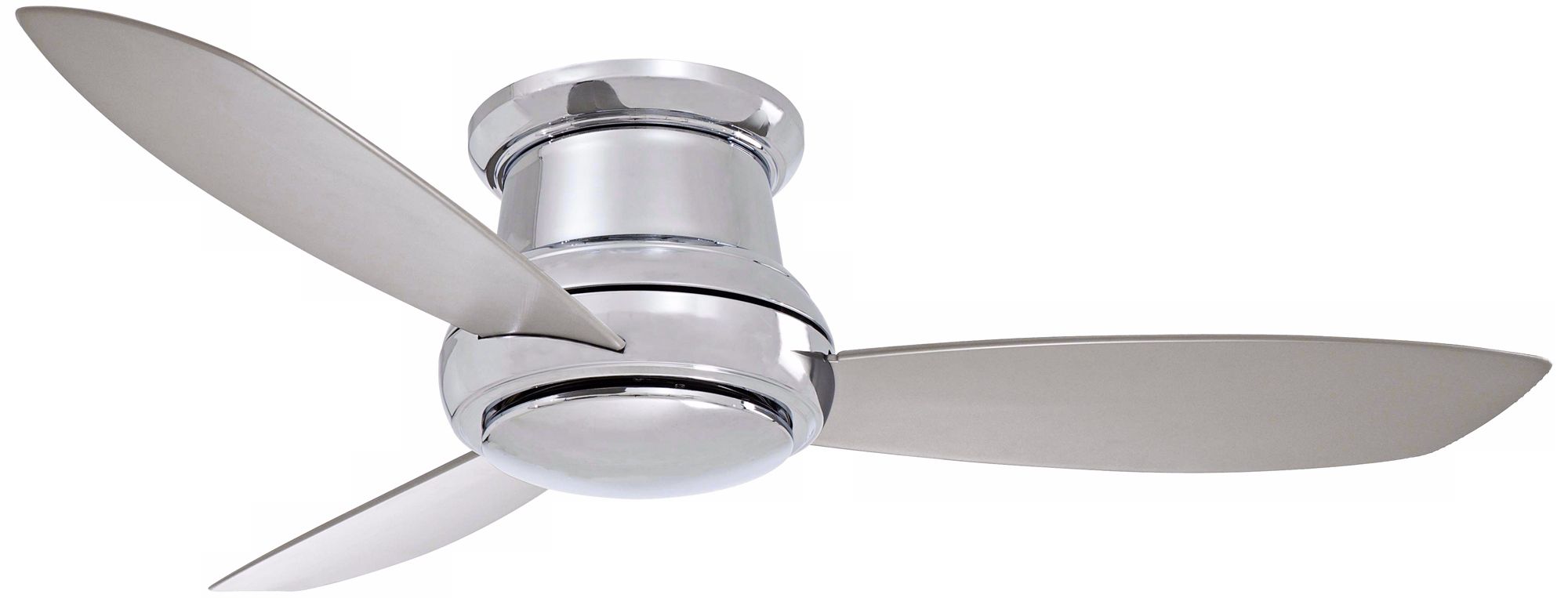 44" Minka Aire Concept II Polished Nickel Hugger Ceiling Fan