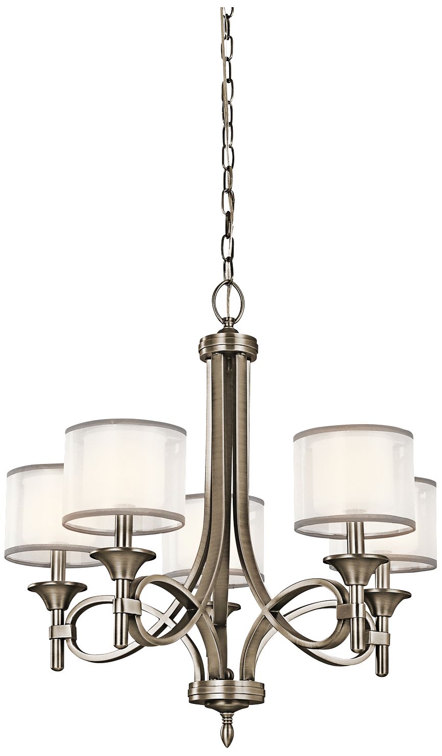 Kichler Lacey Antique Pewter Collection 5-Light Chandelier
