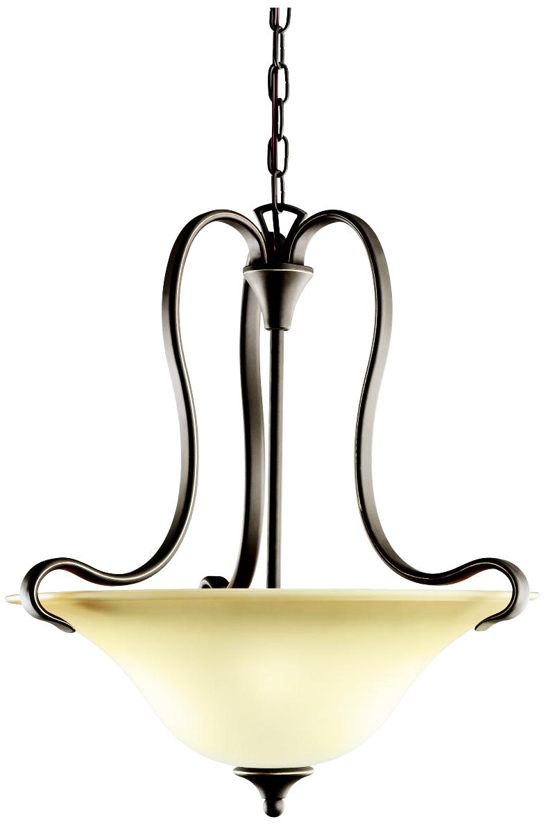 Kichler Wedgeport Bronze Inverted Pendant Chandelier