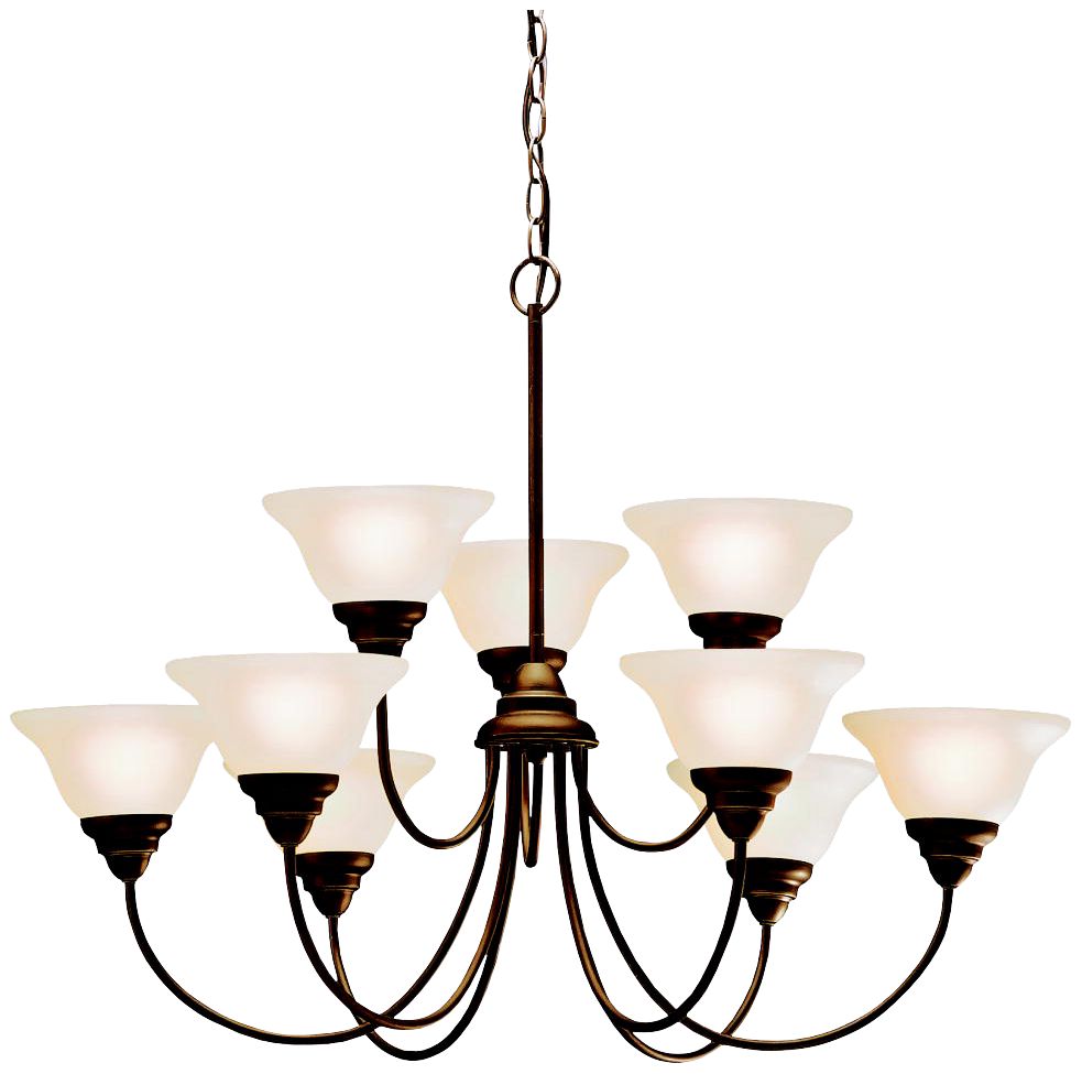 Kichler Telford Olde Bronze Finish 9-Light Chandelier