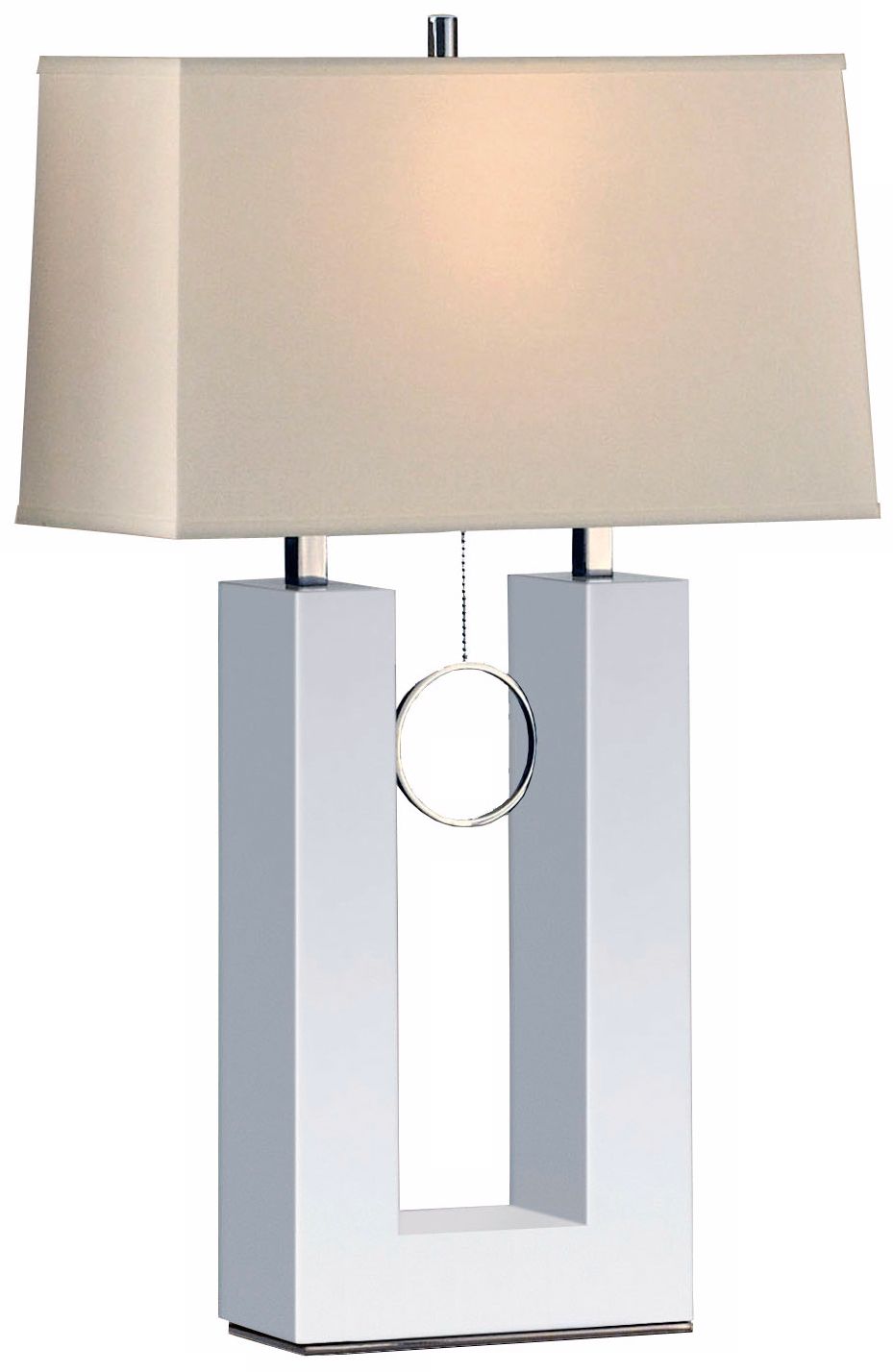 Nova Earring Reclining White Table Lamp