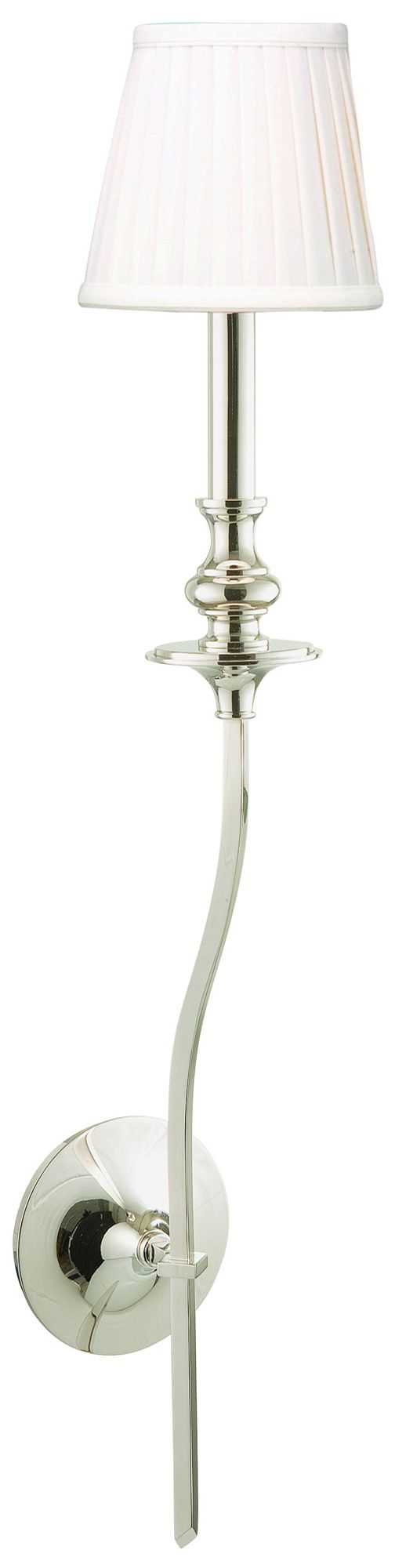 Hudson Valley Monroe Polished Nickel 1-Light Wall Sconce