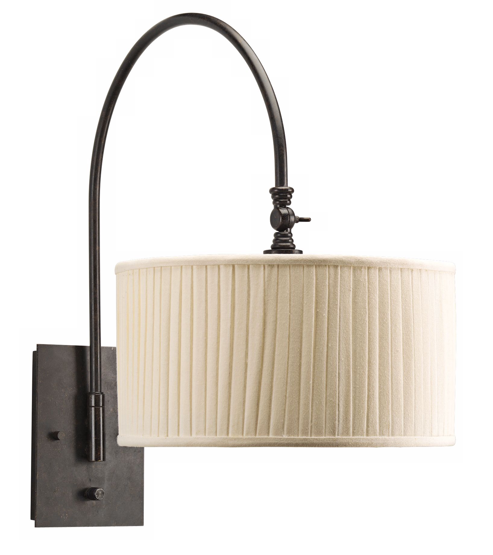 Espresso Swivel Plug-in Wall Lamp