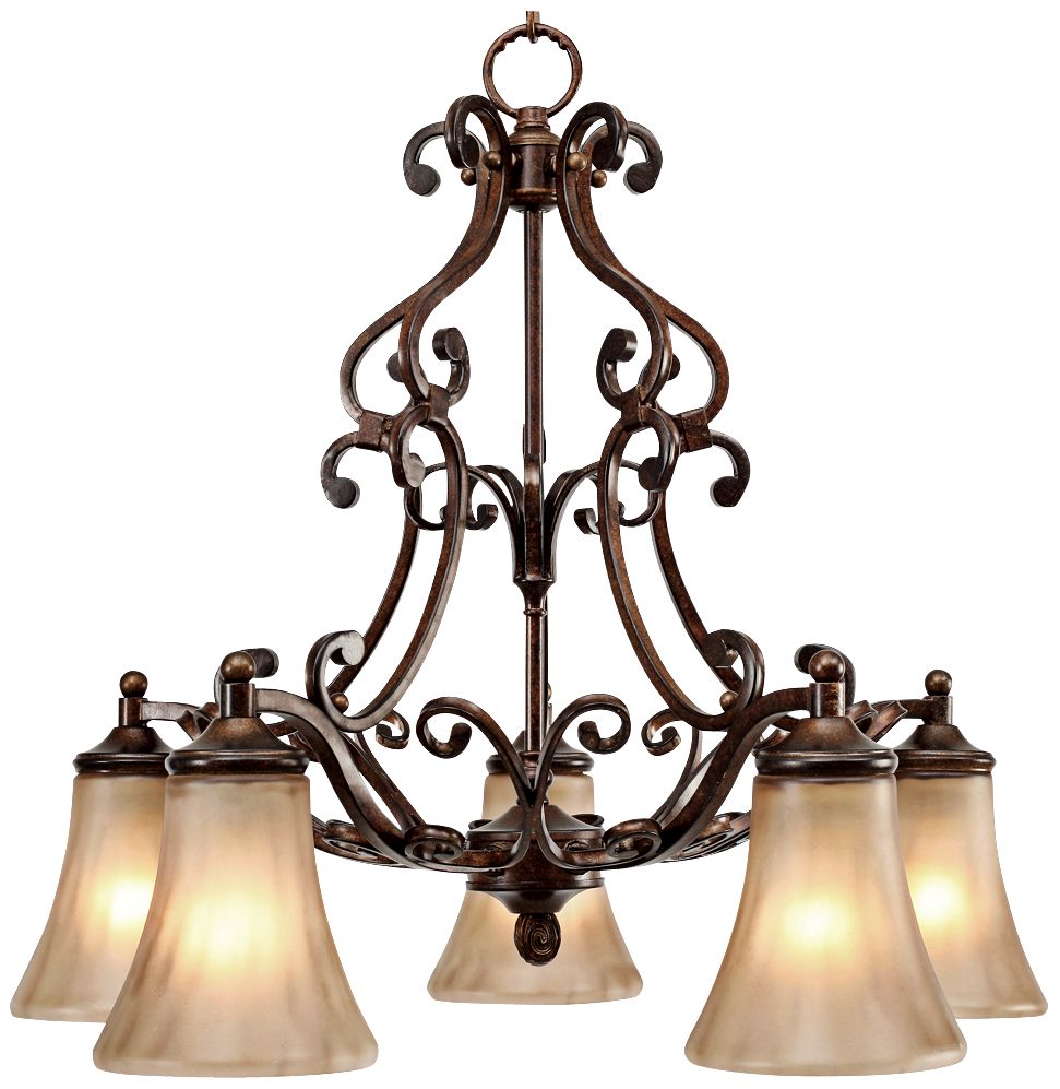 Loretto Collection Russet Bronze 26 1/2" Wide Chandelier