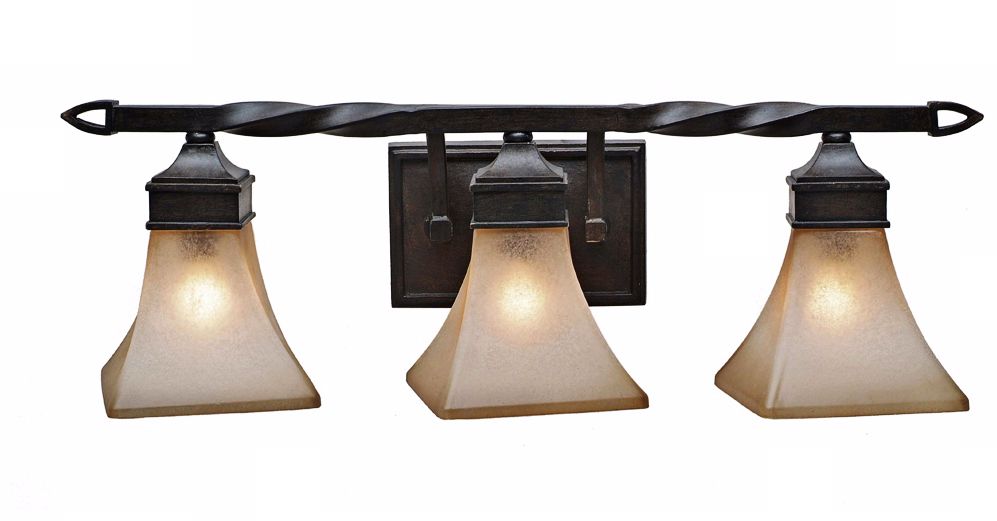 Origins Roan Timber Finish 27" Wide Bathroom Wall Light