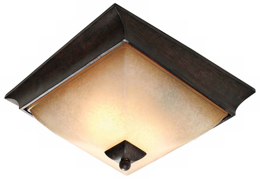 Origins Collection Roan Timber 12 3/4" Wide Ceiling Light