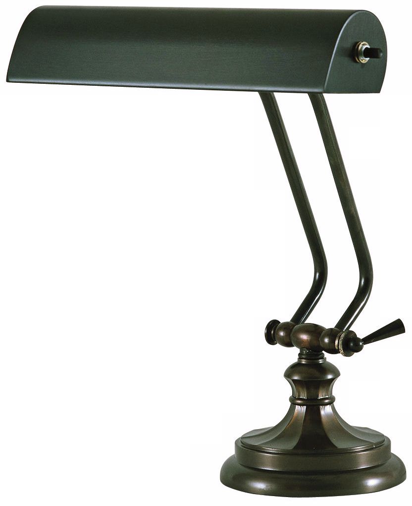 House of Troy 13” High Mahogany Bronze Piano Lamp