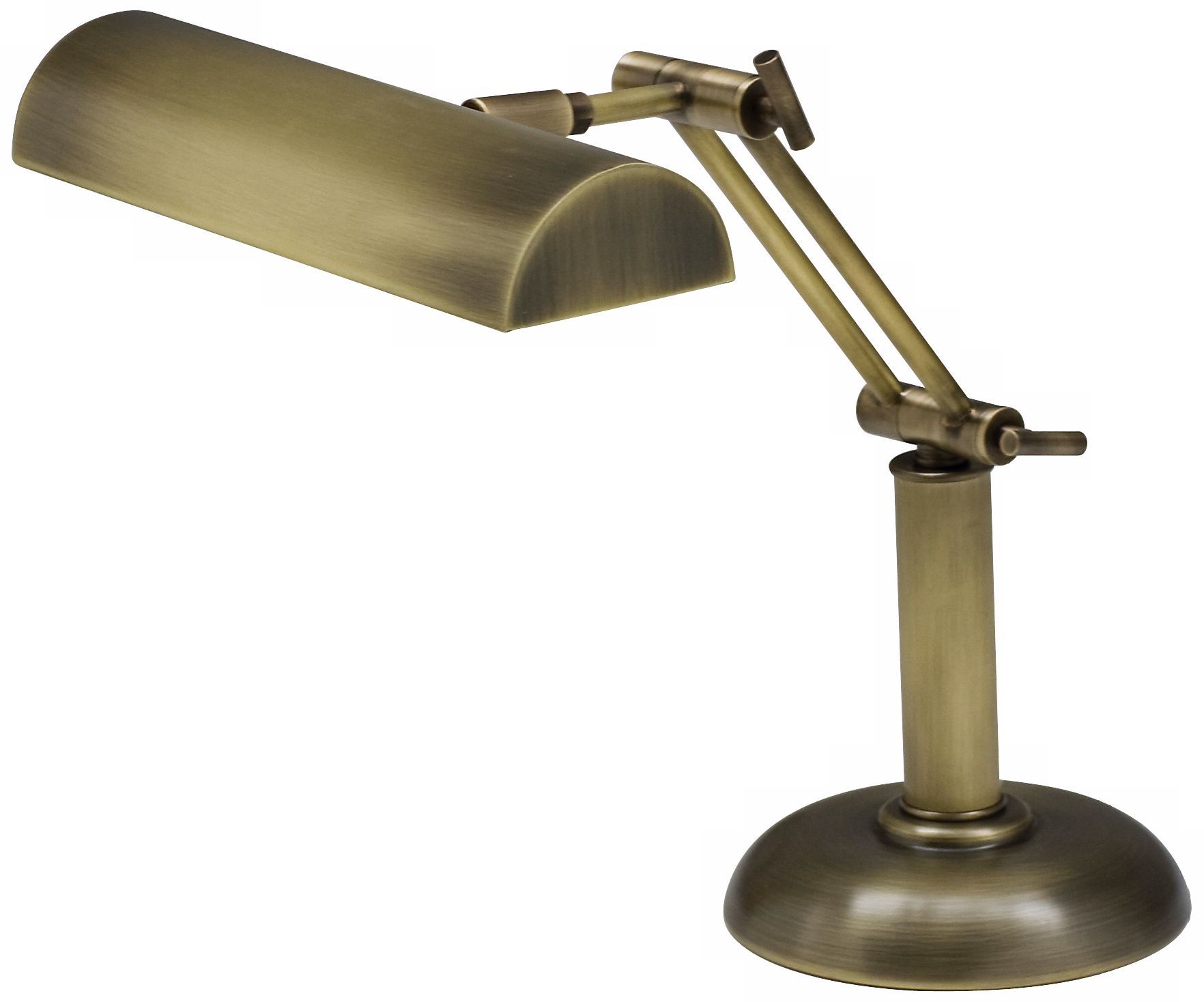 House of Troy Antique Brass 14" High Piano Lamp