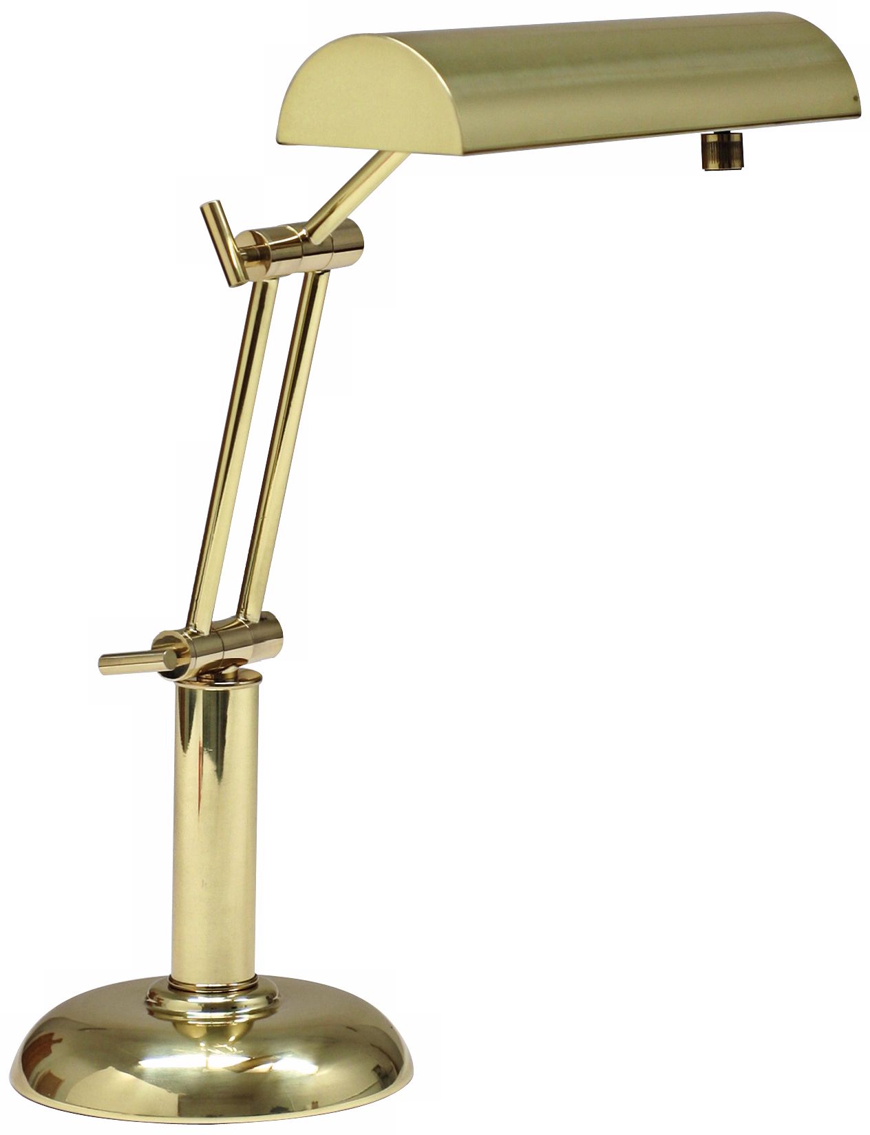 House of Troy Polished Brass 14" High Piano Lamp