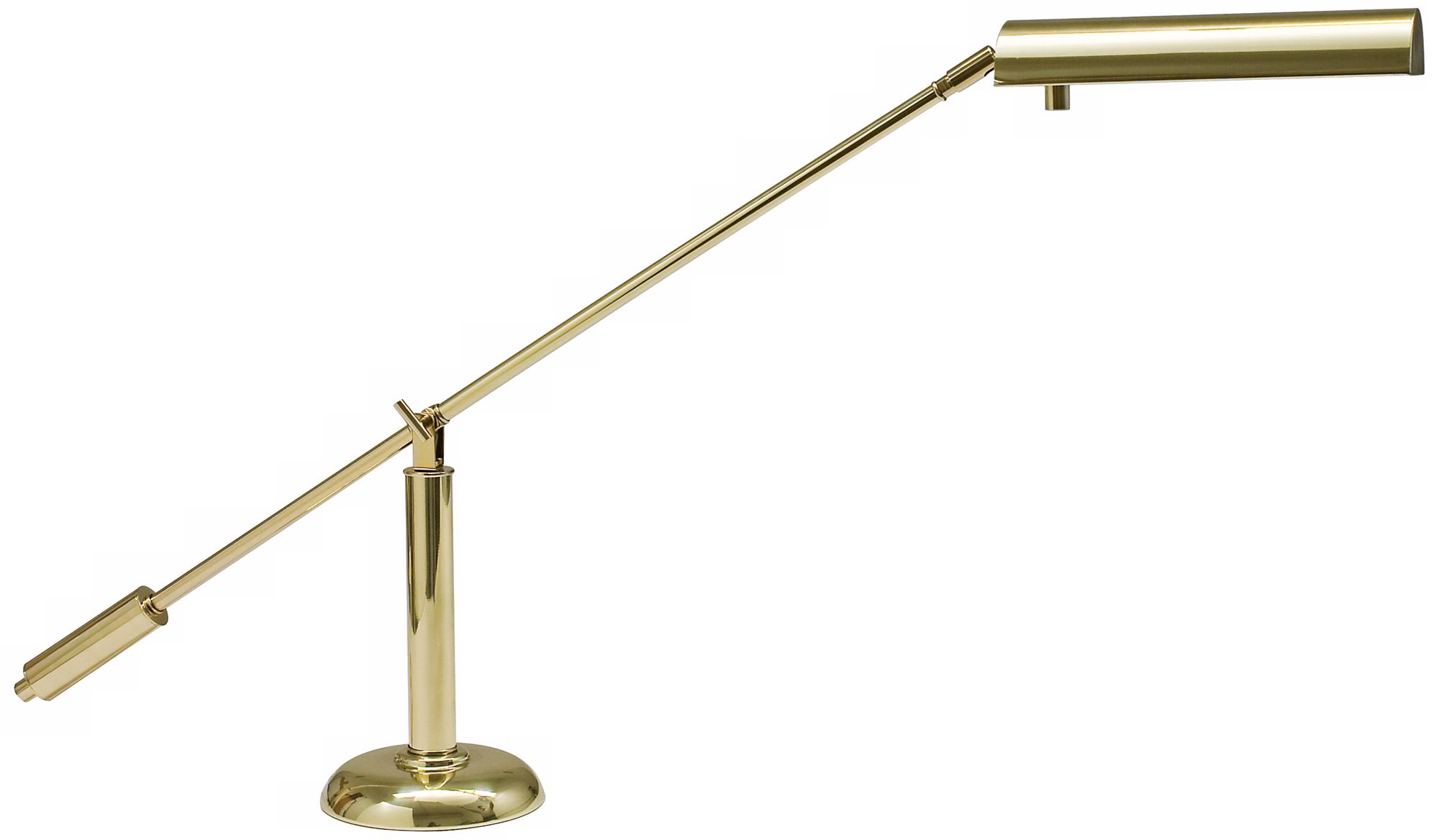 House of Troy Polished Brass Counter Balance Piano Lamp