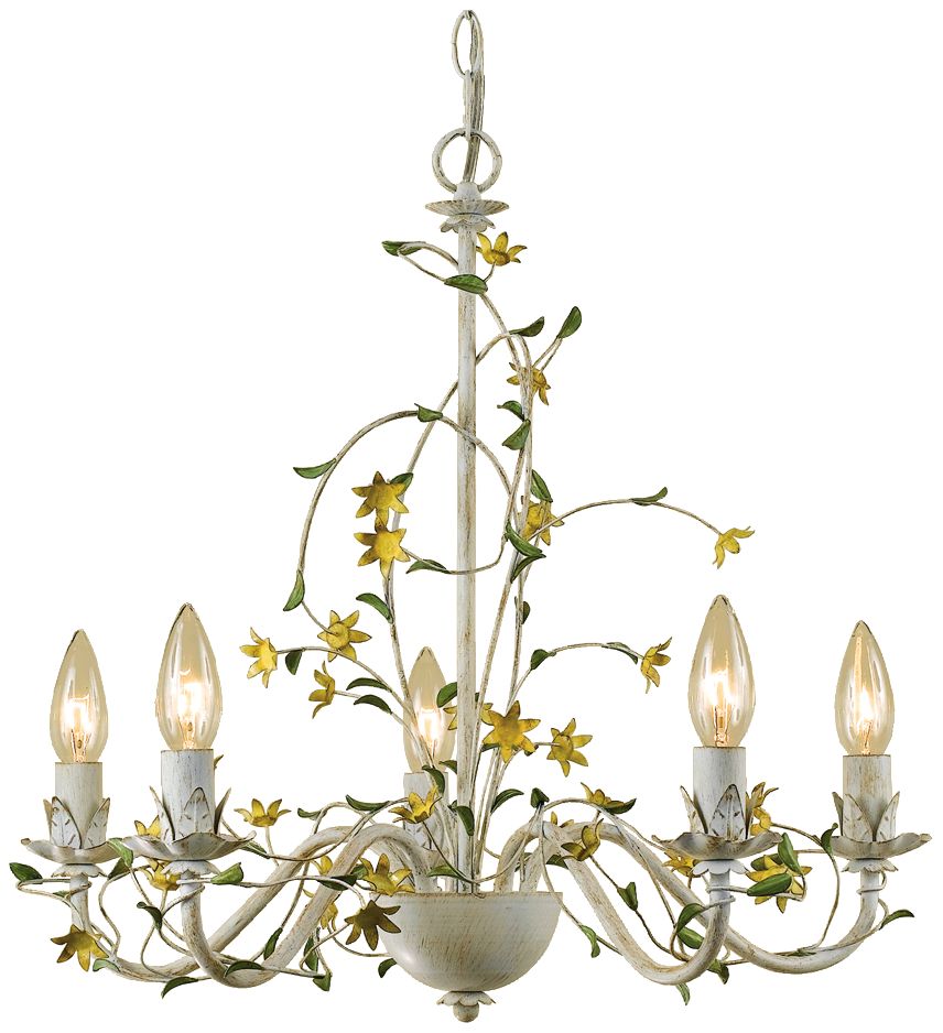 Star Flower Hand-Crafted 20" Wide Chandelier