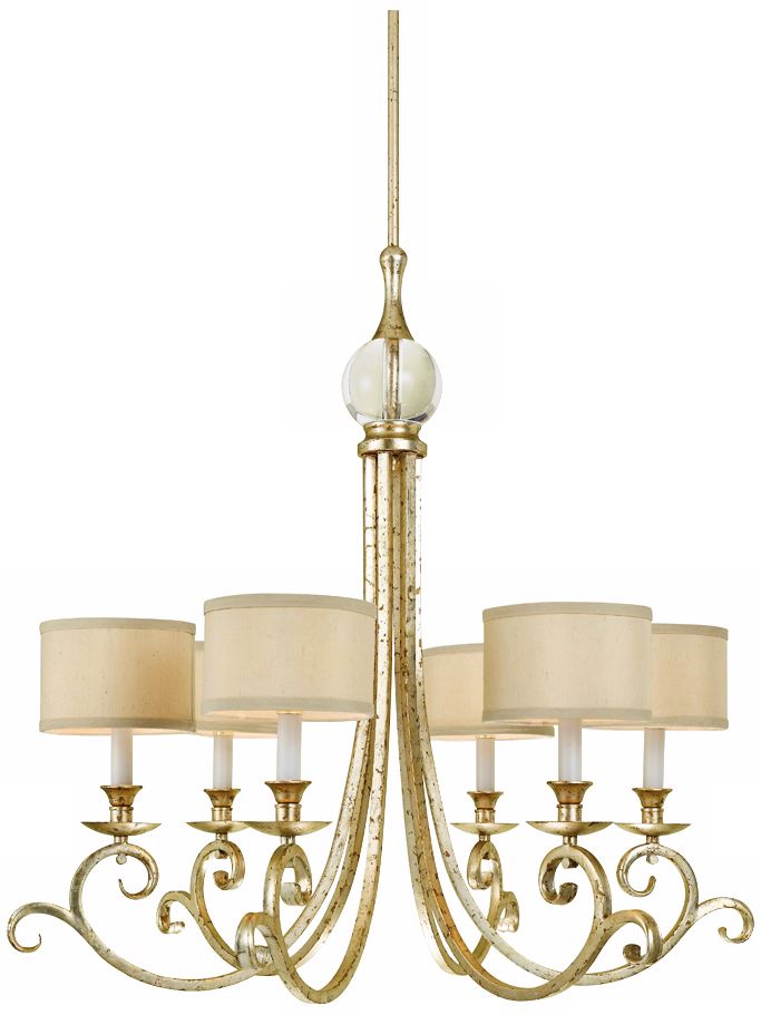 Candice Olson Lucy Gold 6-Light Chandelier