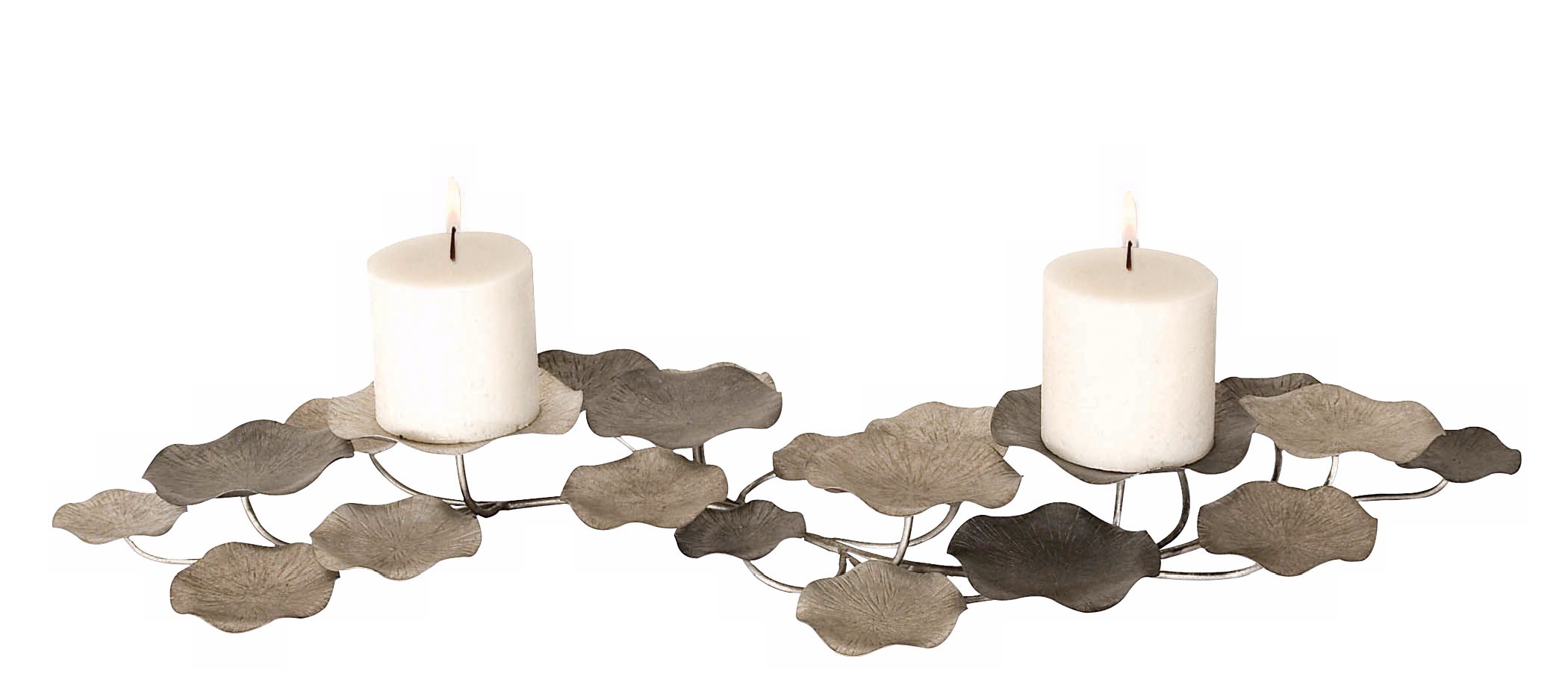 Uttermost Lying Lotus 2-Candle Holder