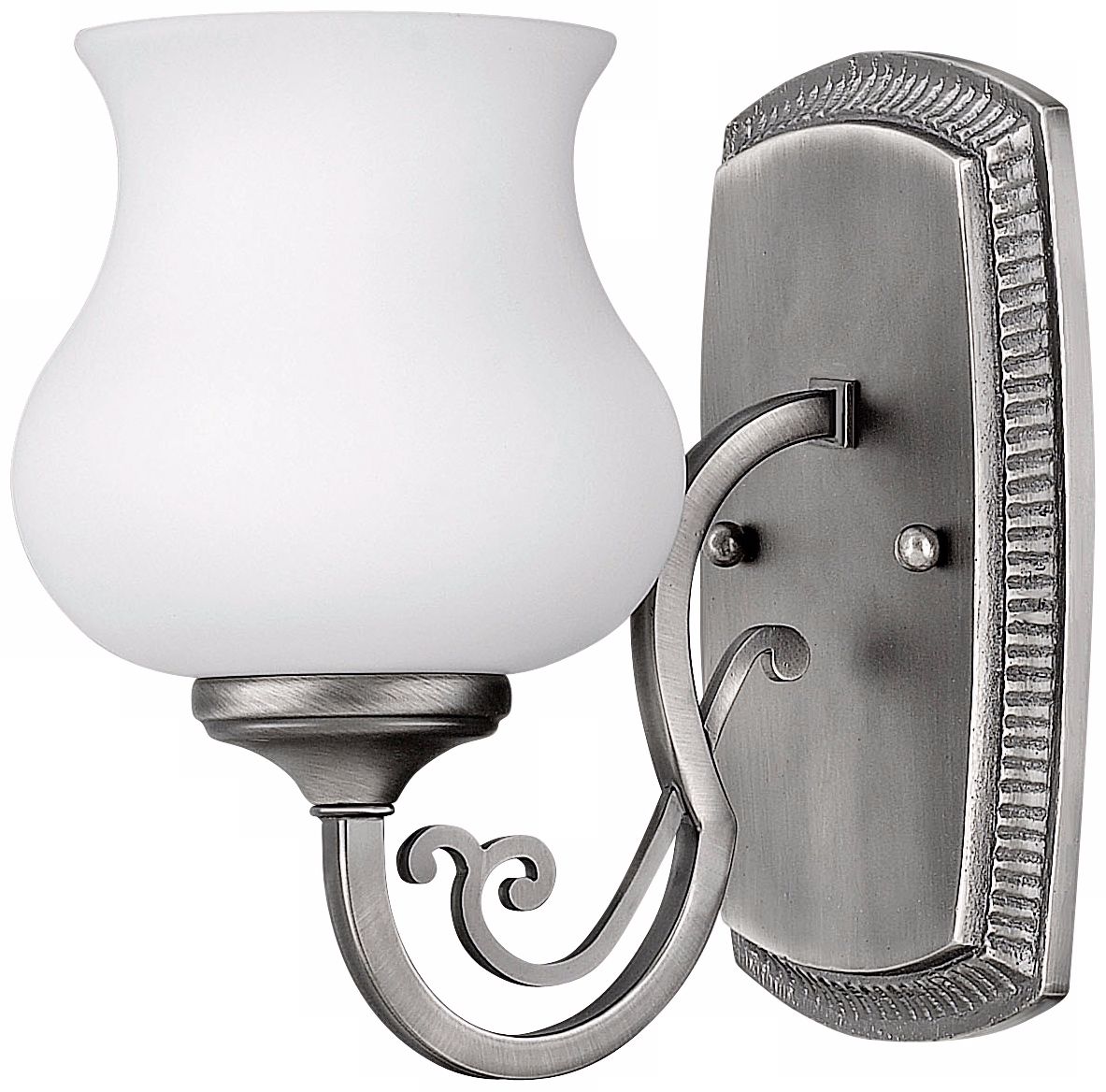 Hinkley Olivia Collection Nickel 8 1/4" High Wall Sconce