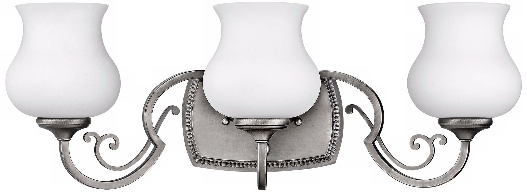 Hinkley Olivia Collection Nickel 23 1/2" Wide Bathroom Light
