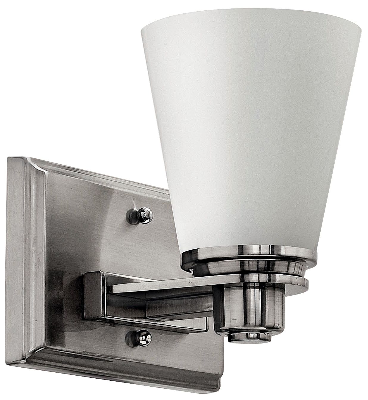 Hinkley Avon Collection Nickel 7 1/2" High Wall Sconce