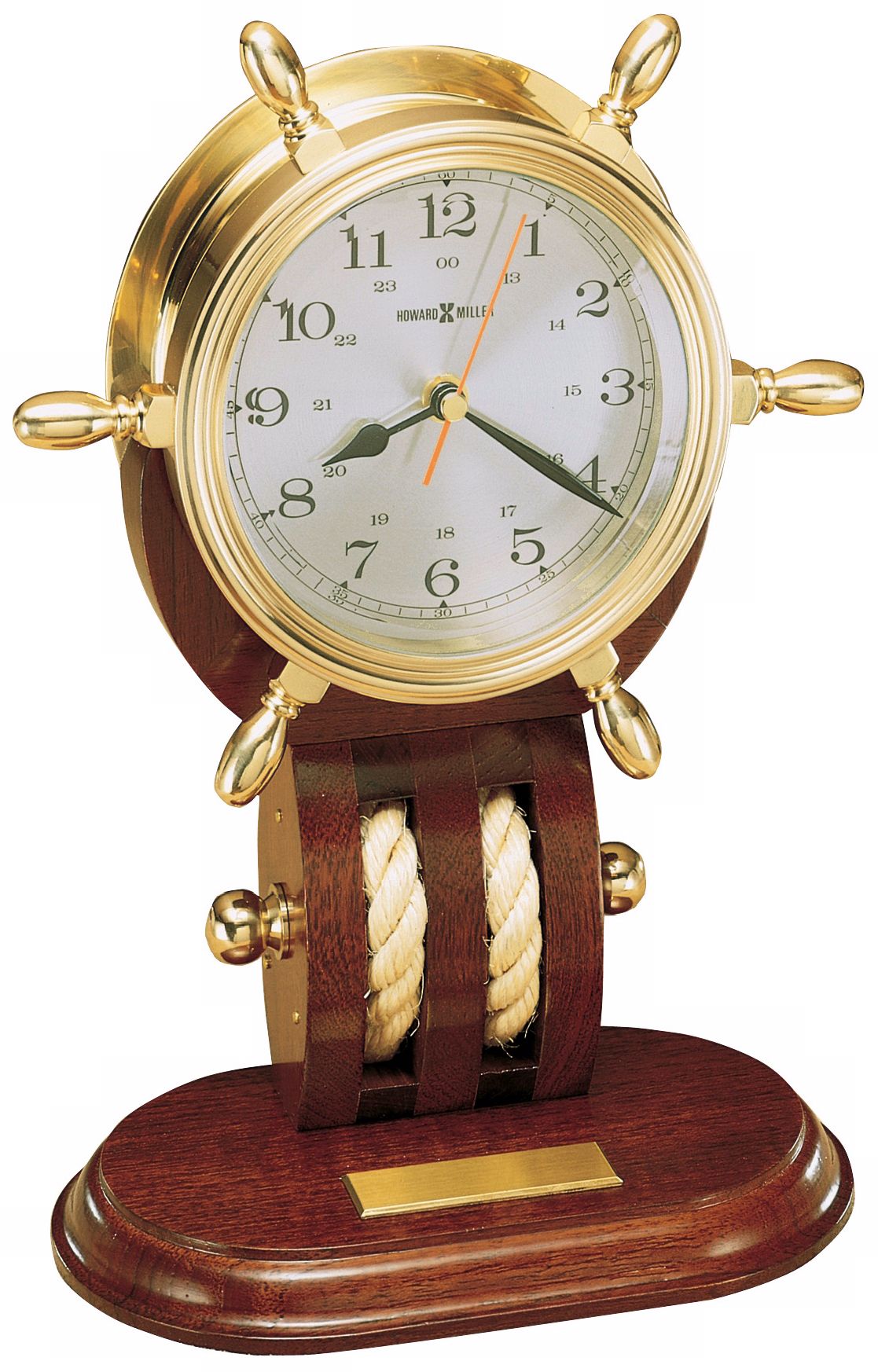 Howard Miller Brittania 12 1/2" High Tabletop Clock