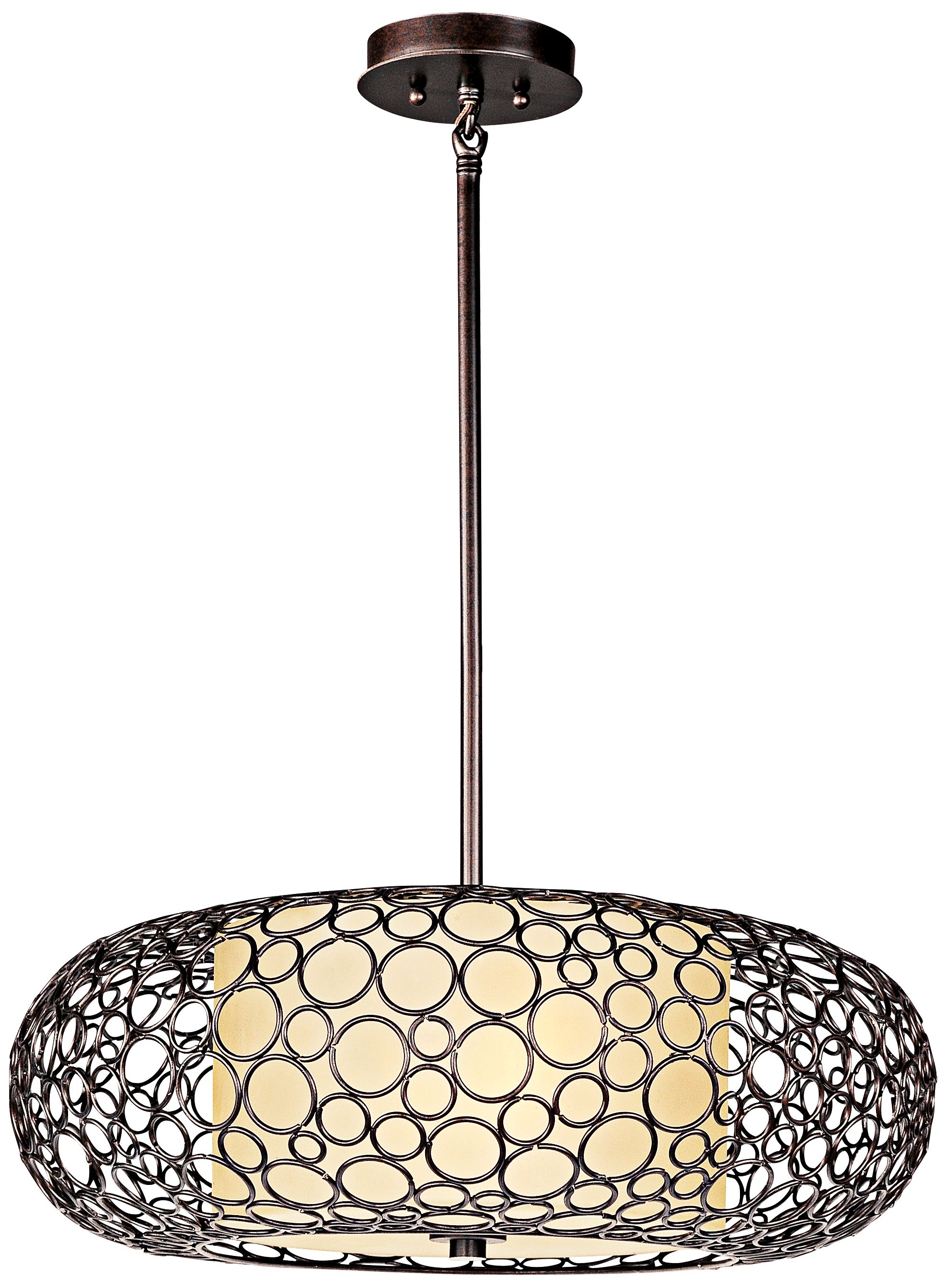 Maxim Meridian 25" Wide Umber Bronze Pendant Light