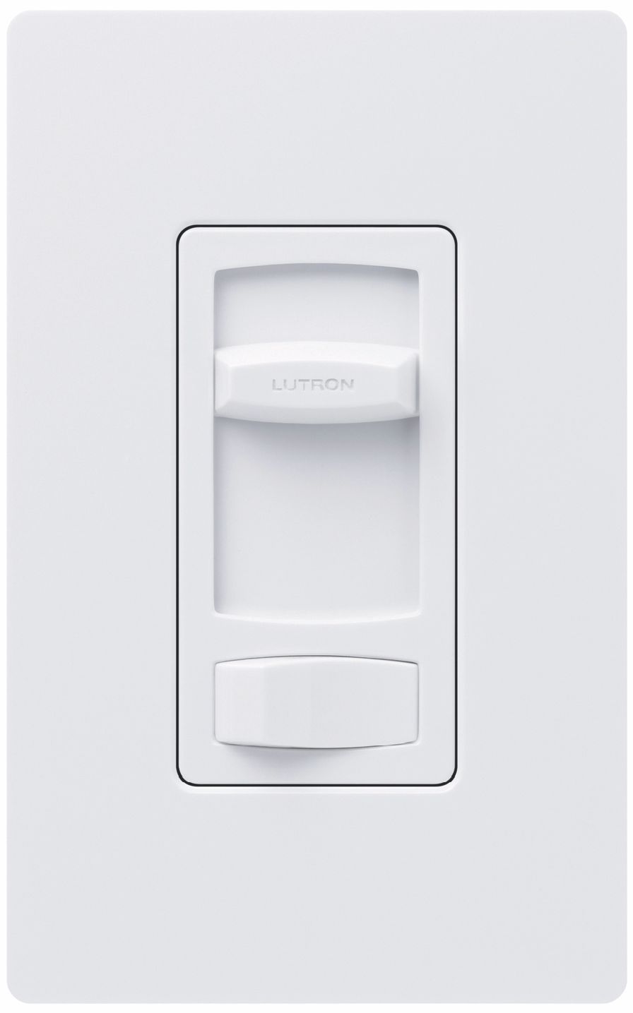 Lutron Skylark Contour/C•L White CFL/LED Dimmer