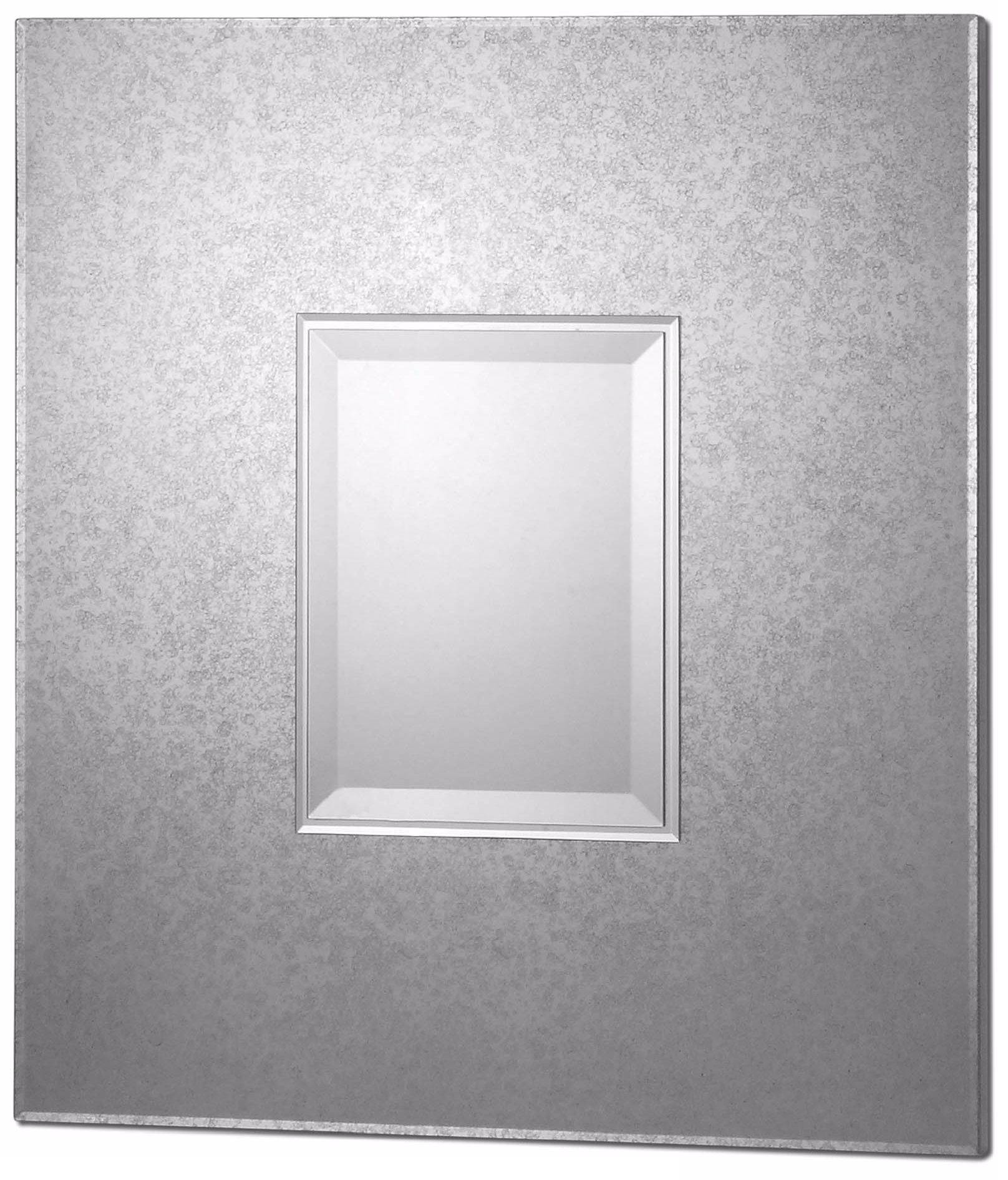 Uttermost Andover Antiqued Mirror Frame 36 1/4" High Mirror