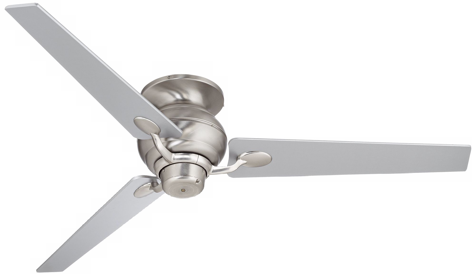 60" Spyder Hugger Steel and Silver Taper Blades Ceiling Fan