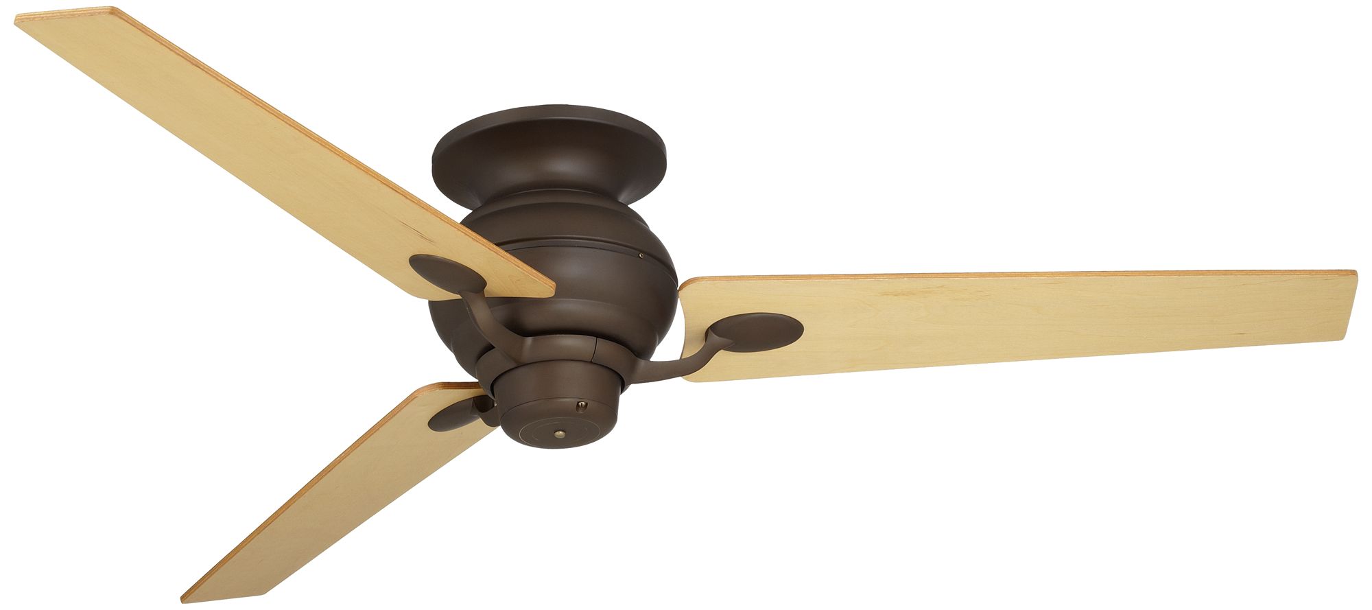 60" Spyder Bronze Tapered Maple Blades Hugger Ceiling Fan