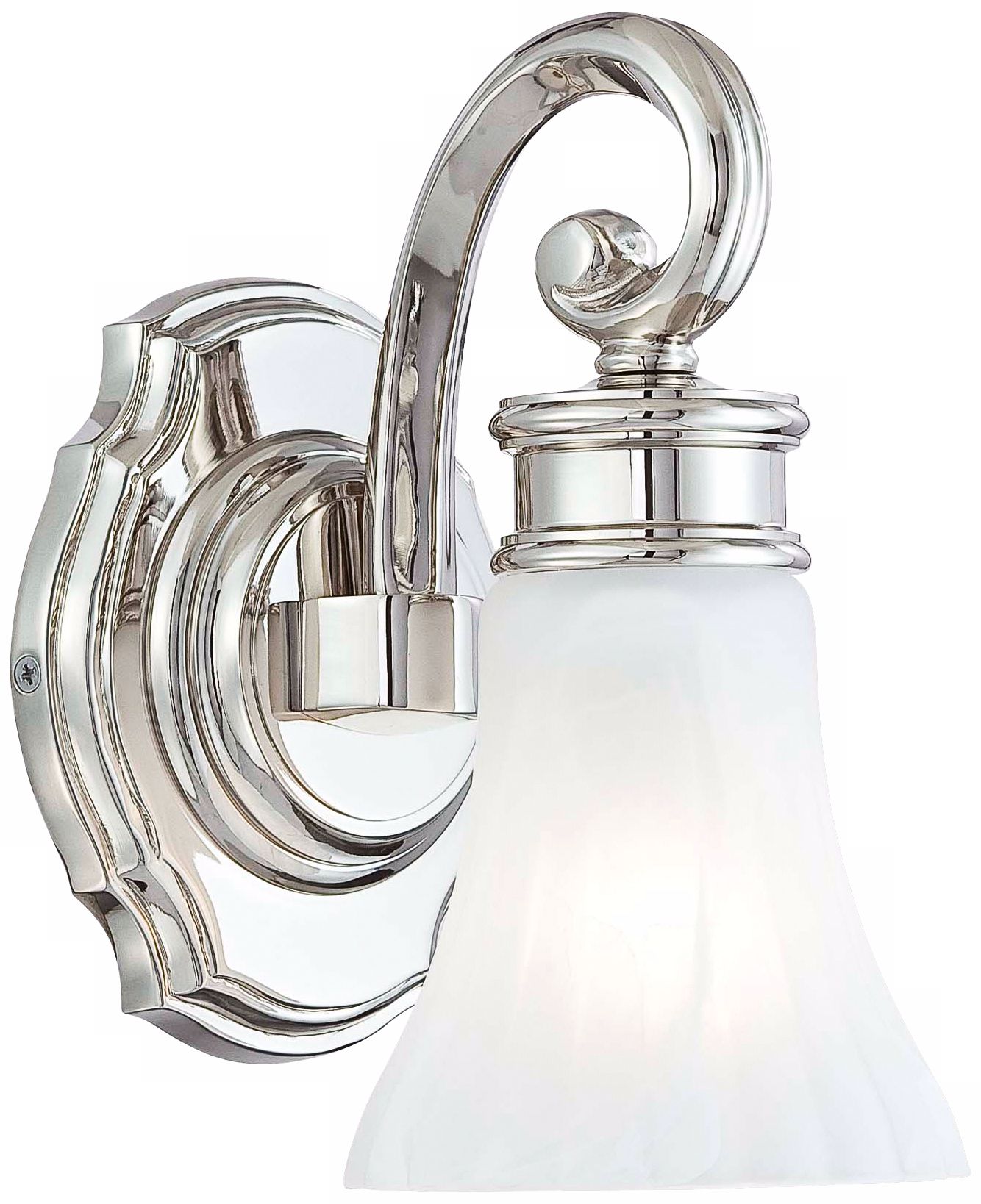 Metropolitan Bath Collection Fluted 9 1/4" High Wall Sconce