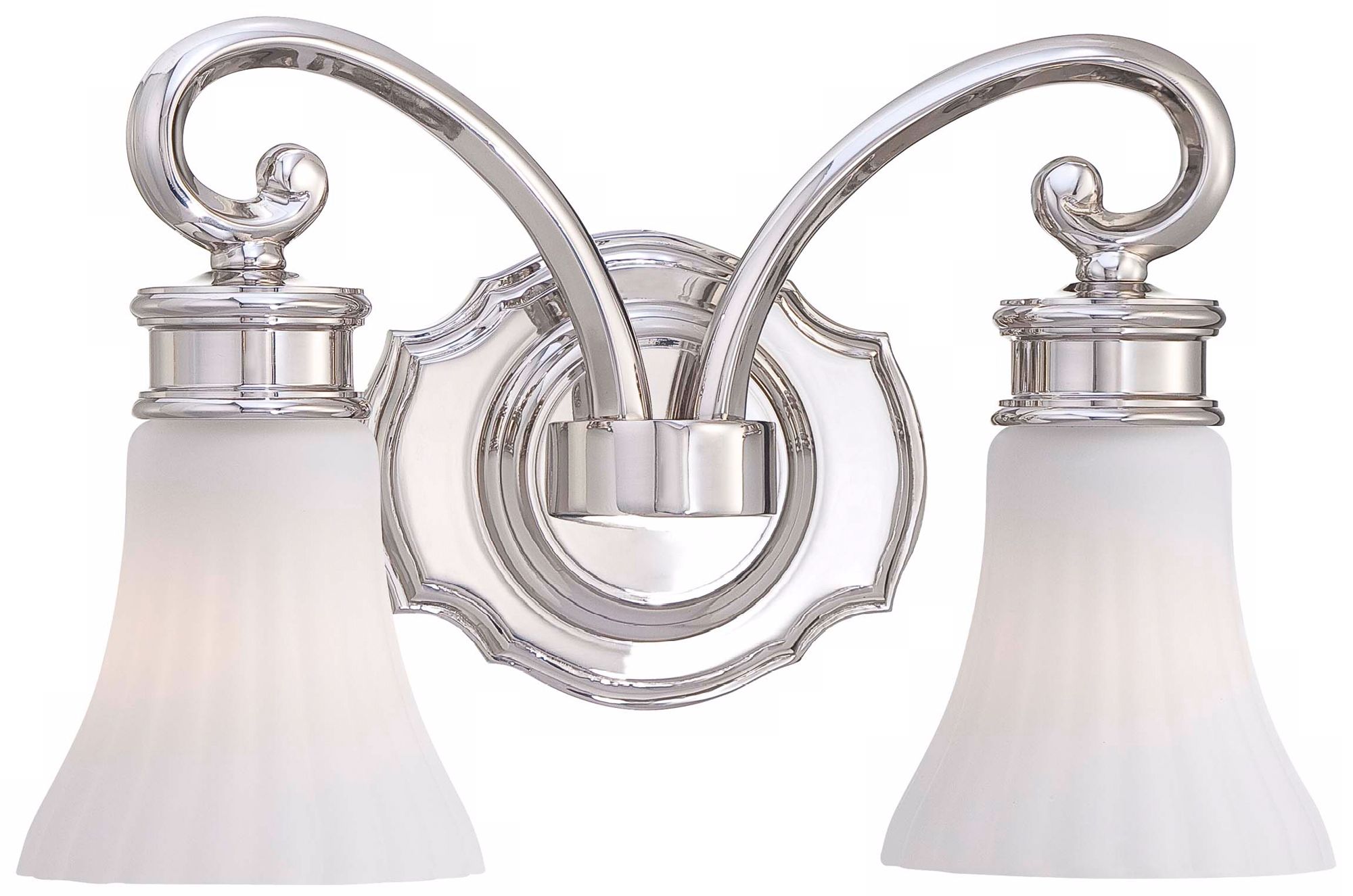 Metropolitan Bath Collection Fluted 13 1/4" Wide Bath Light