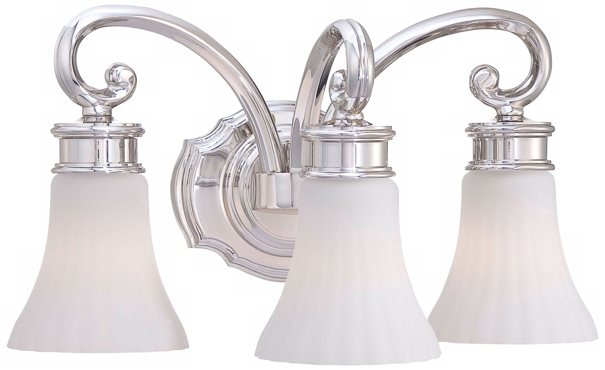 Metropolitan Bath Collection Fluted 16 1/2" Wide Bath Light