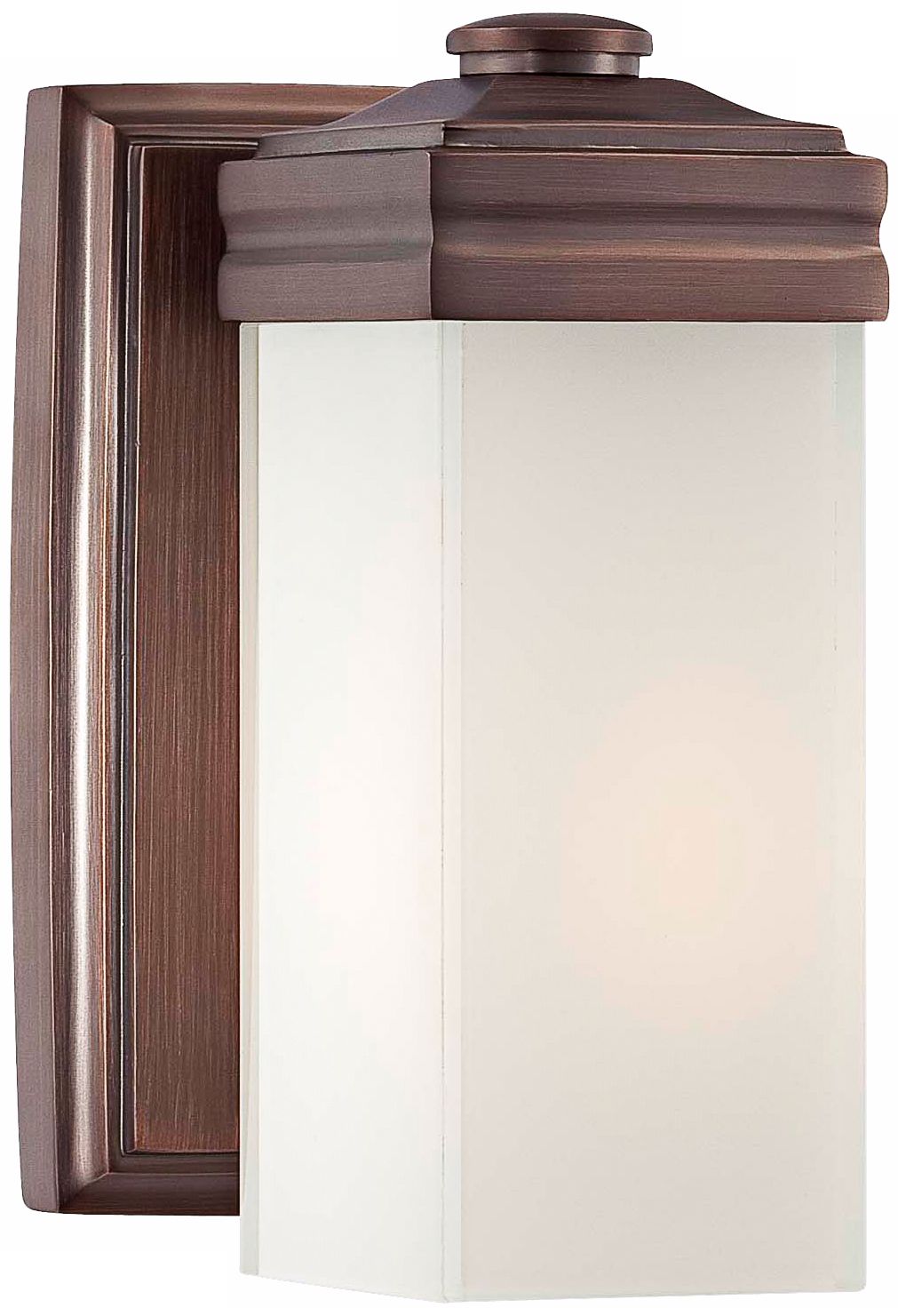 Metropolitan Bath Collection Bronze 7 3/4" High Bath Light