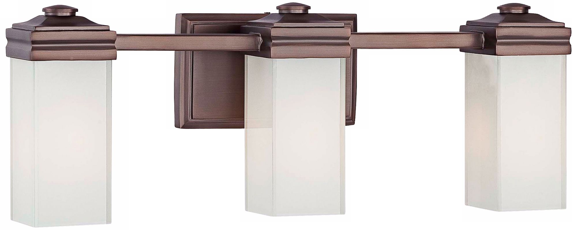 Metropolitan Bath Collection Bronze 21" Wide Bath Light
