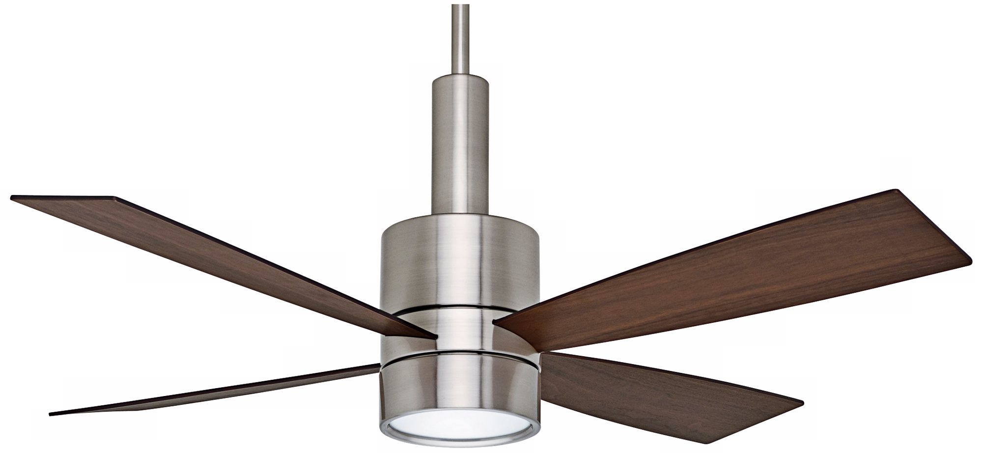 54" Casablanca Bullet Brushed Nickel Ceiling Fan