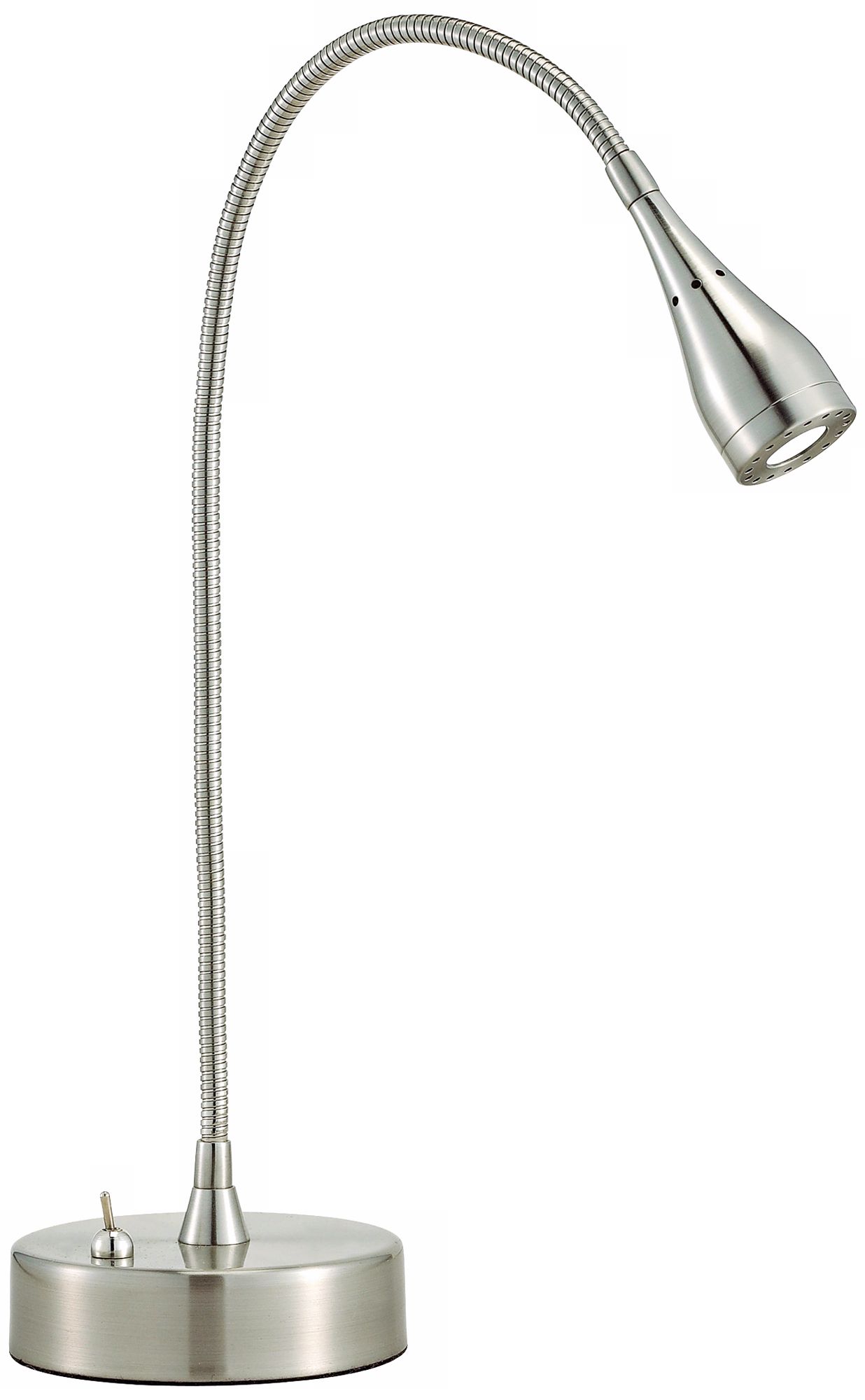 Medina Satin Steel LED Desk Lamp