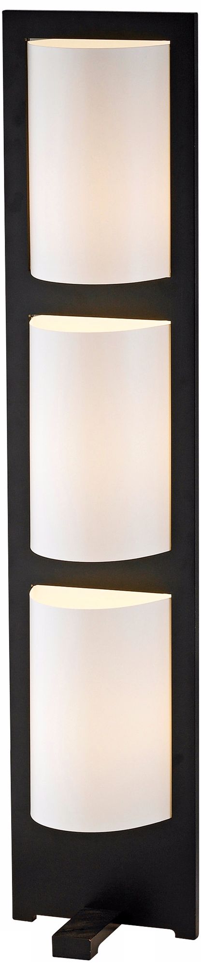 Repose 3-Light Dark Walnut Floor Lamp