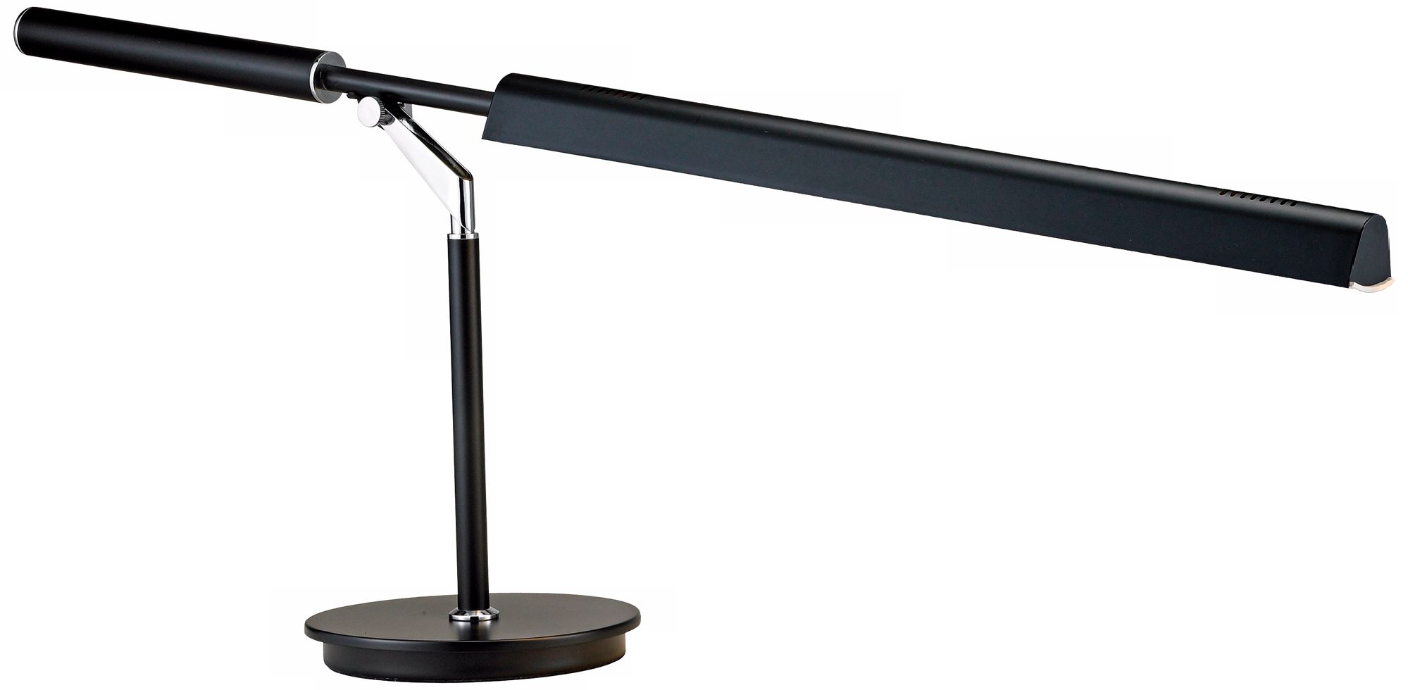 Black and Chrome Finish Balance Arm Desk Lamp R4617