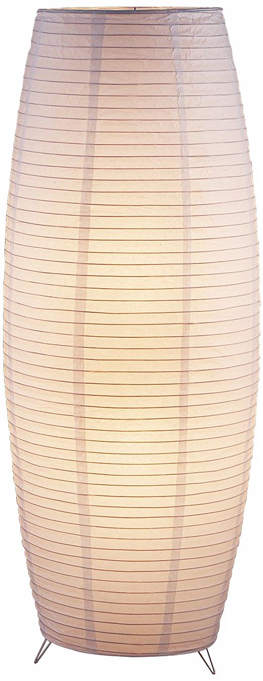 Collapsible Bamboo Rice Paper Lantern Floor Lamp