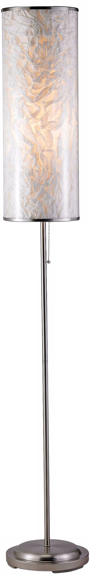 Acrylic Scroll Floor Lamp