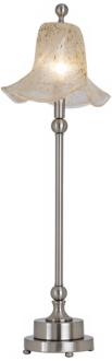 Raschella Satin Nickel Buffet Table Lamp With Tulip Shade R4860