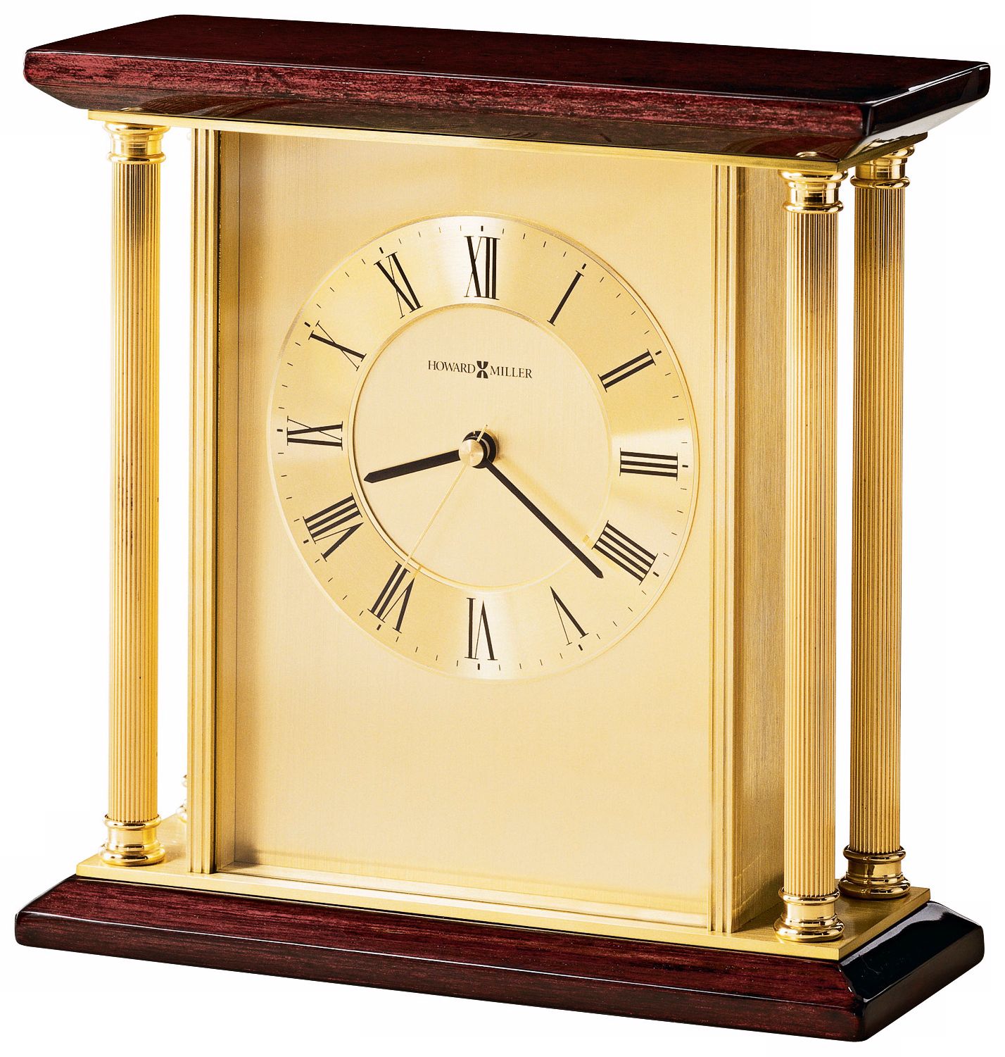 Howard Miller Carlton 9" Wide Desk Clock