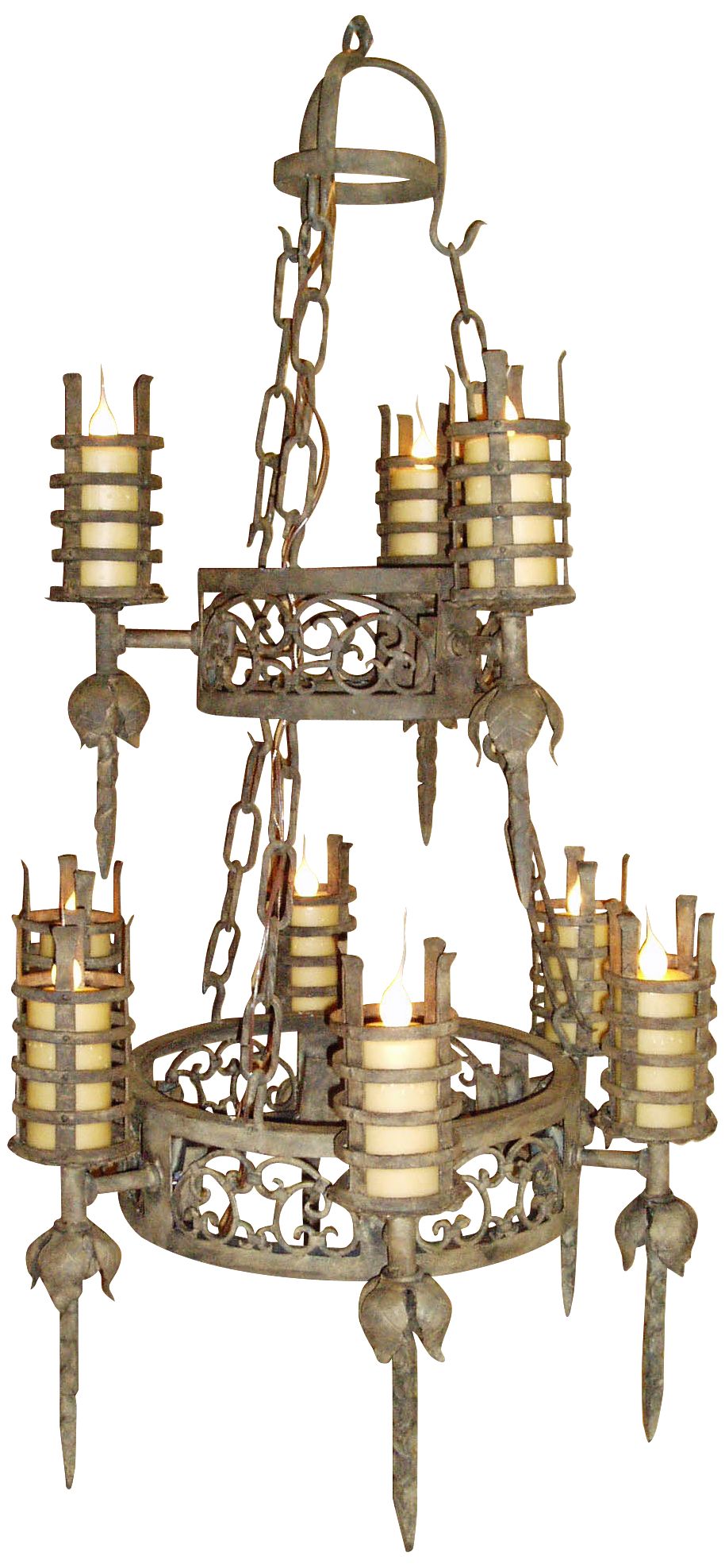 Laura Lee Lancelot Two-Tier Chandelier