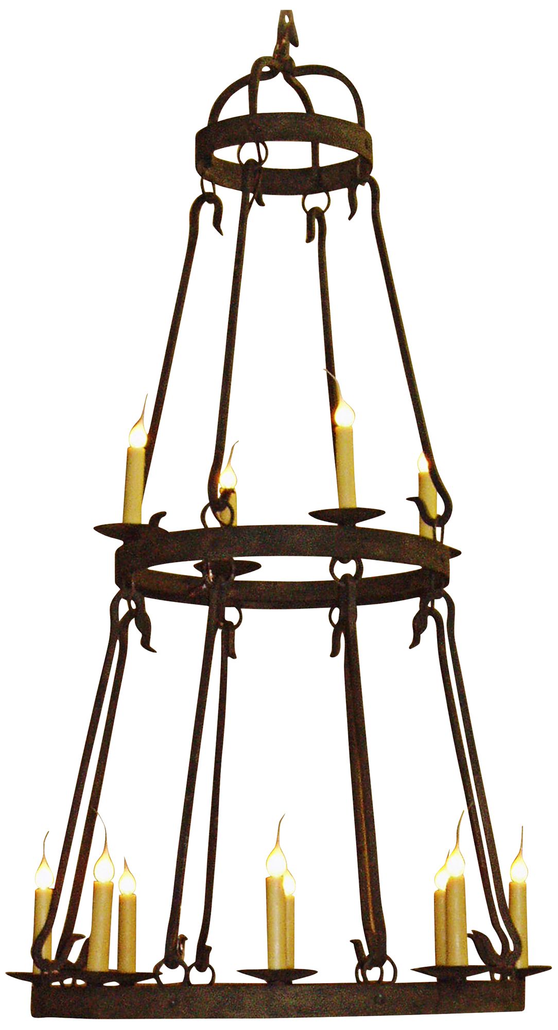 Laura Lee Buckingham 12-Light Large Candle Chandelier