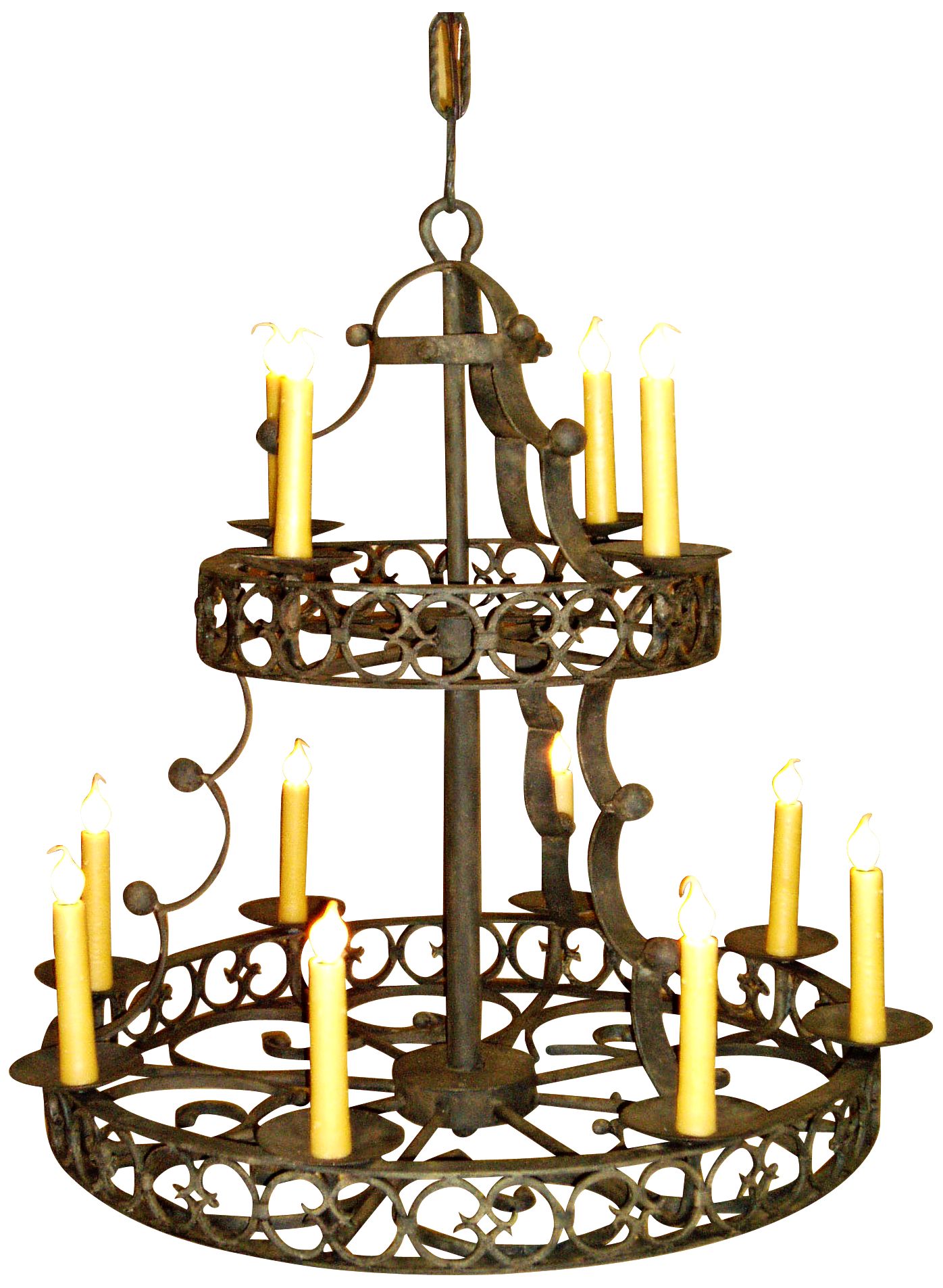 Laura Lee Cordoba 12-Light Large Candle Chandelier