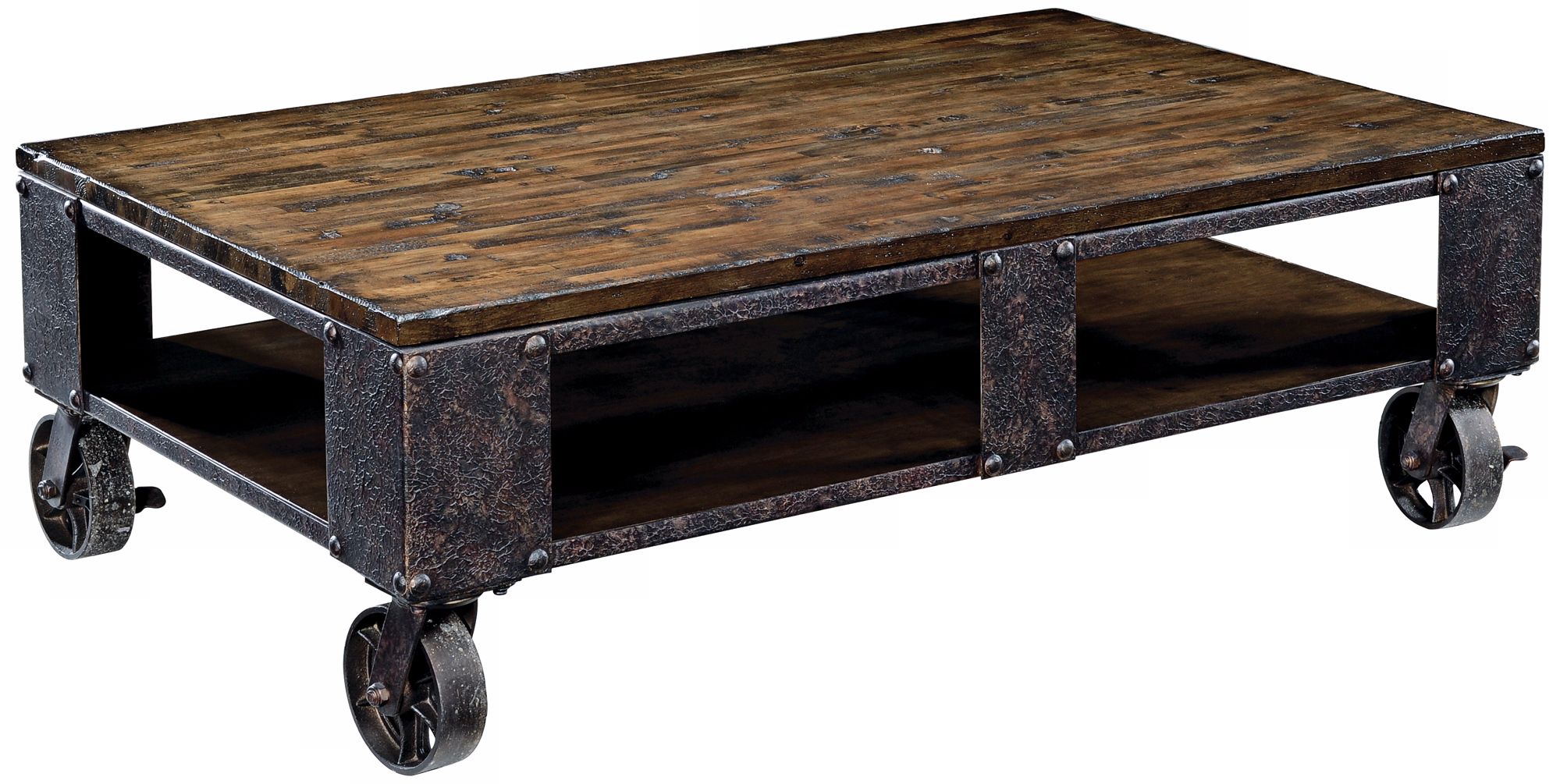 Pinebrook Rectangular Rolling Table