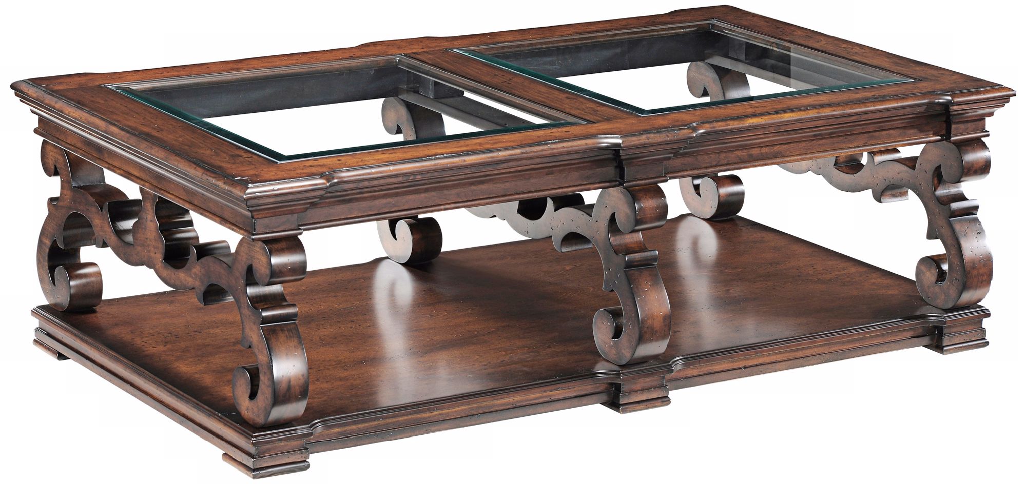 Barrington Honey Finish Rectangular Cocktail Table