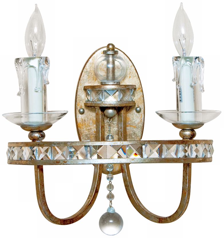 Candice Olson Aristocrat 12" High 2-Light Wall Sconce