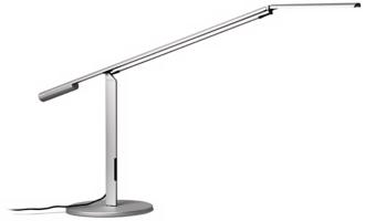 Koncept Equo Daylight LED Silver Desk Lamp R5795