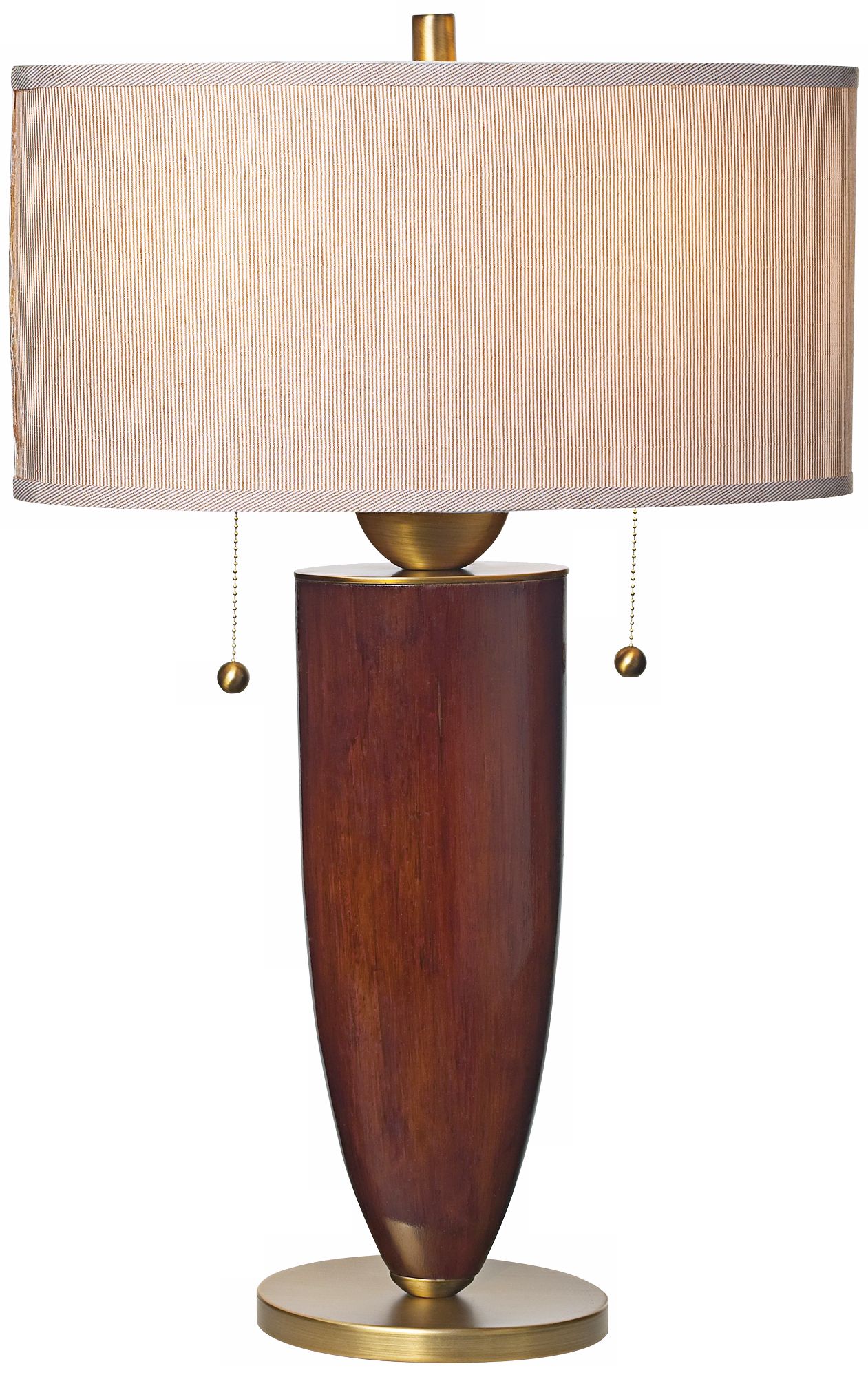 Kathy Ireland Deco Steel and Wood Table Lamp