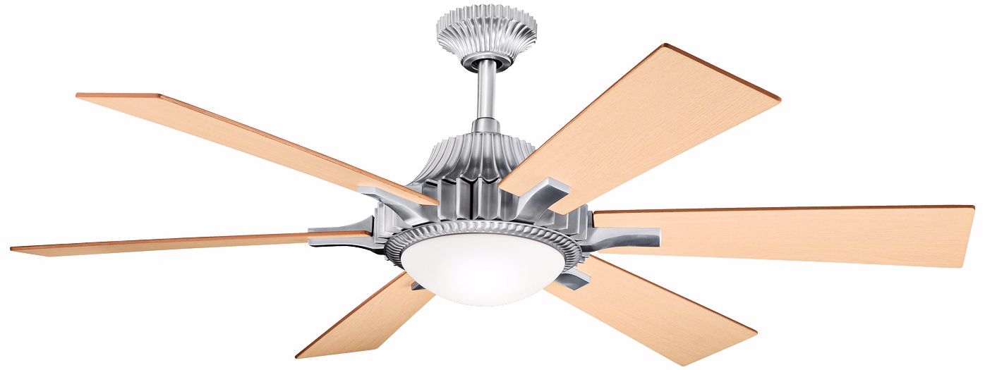 52" Kichler Valkyrie Brushed Aluminum Ceiling Fan