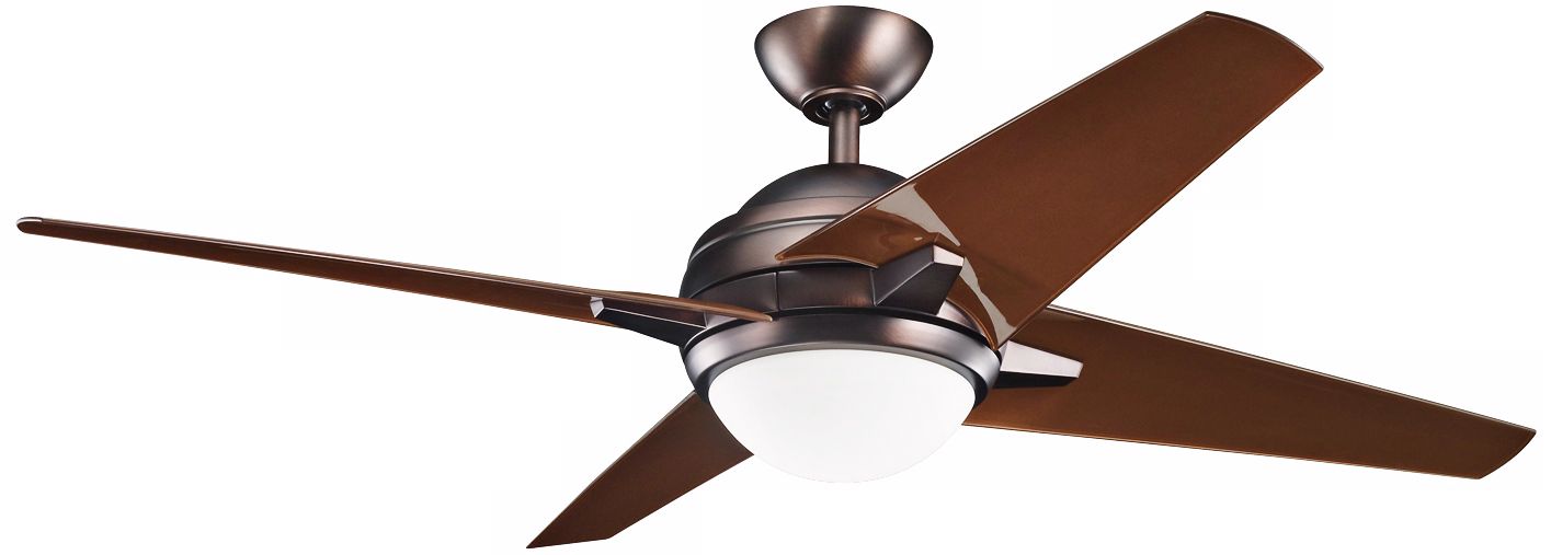 52" Kichler Rivetta Oil-Brushed Bronze Ceiling Fan